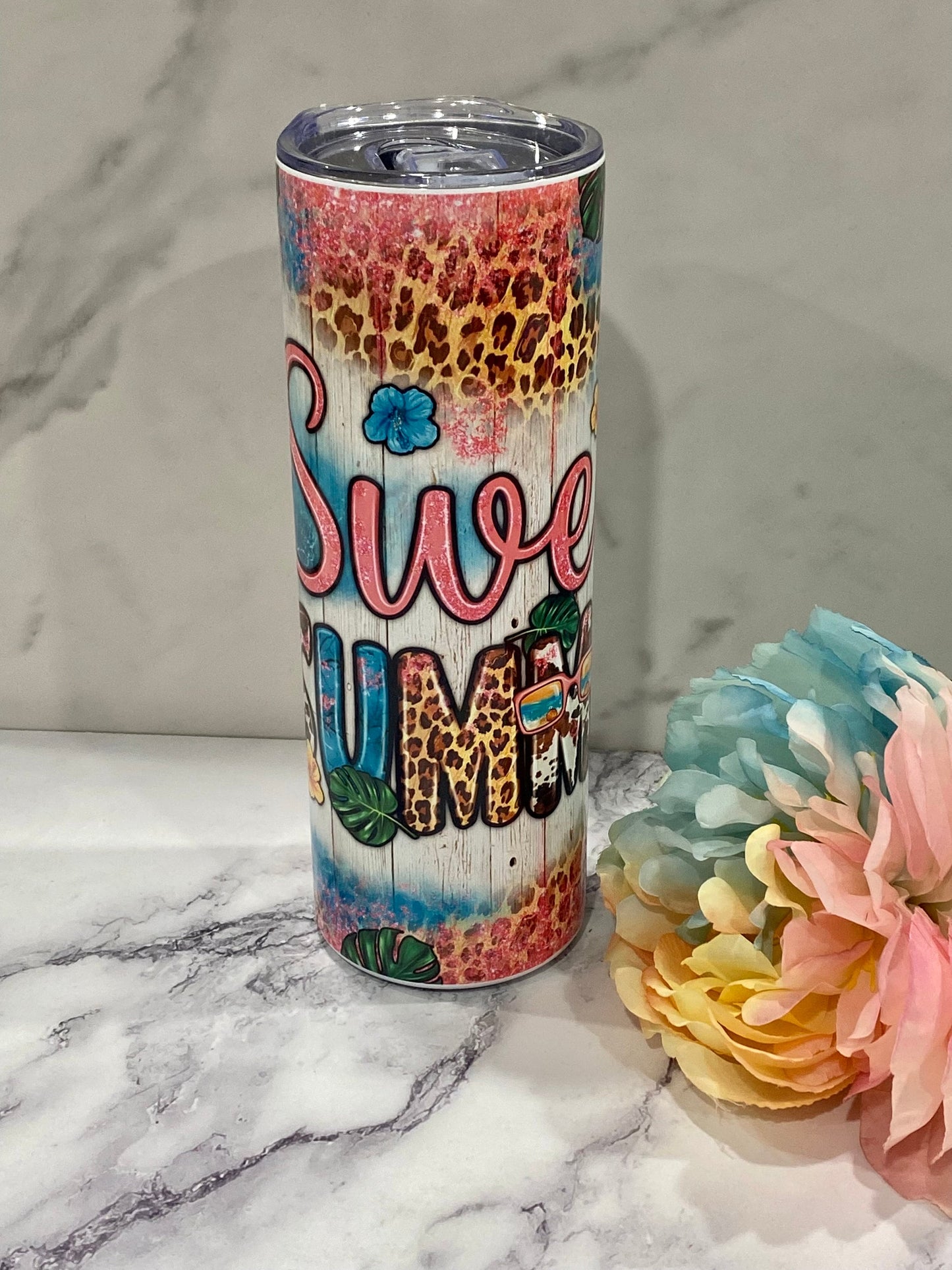 Sweet Summer 20 oz Skinny Tumbler