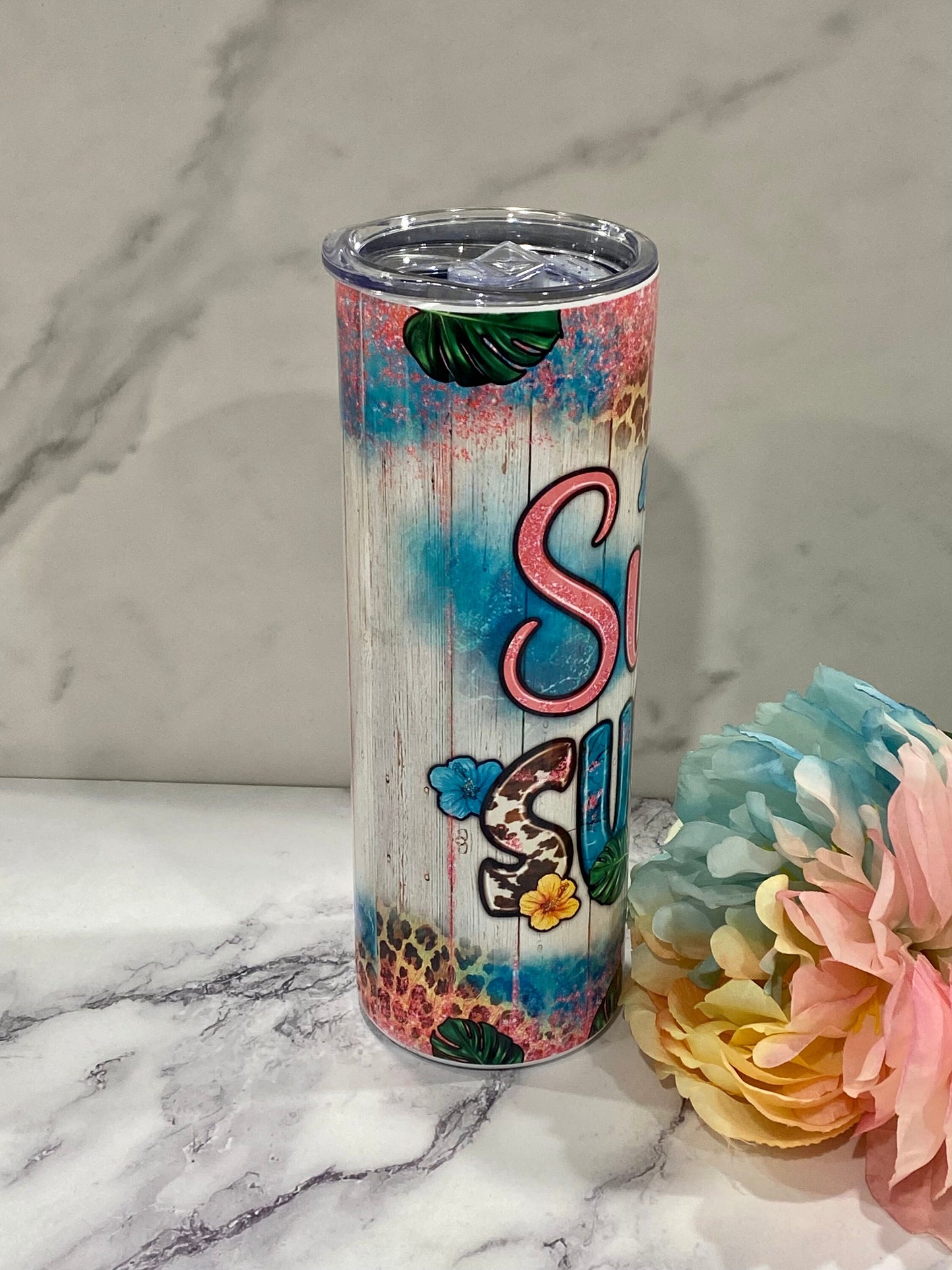 Sweet Summer 20 oz Skinny Tumbler
