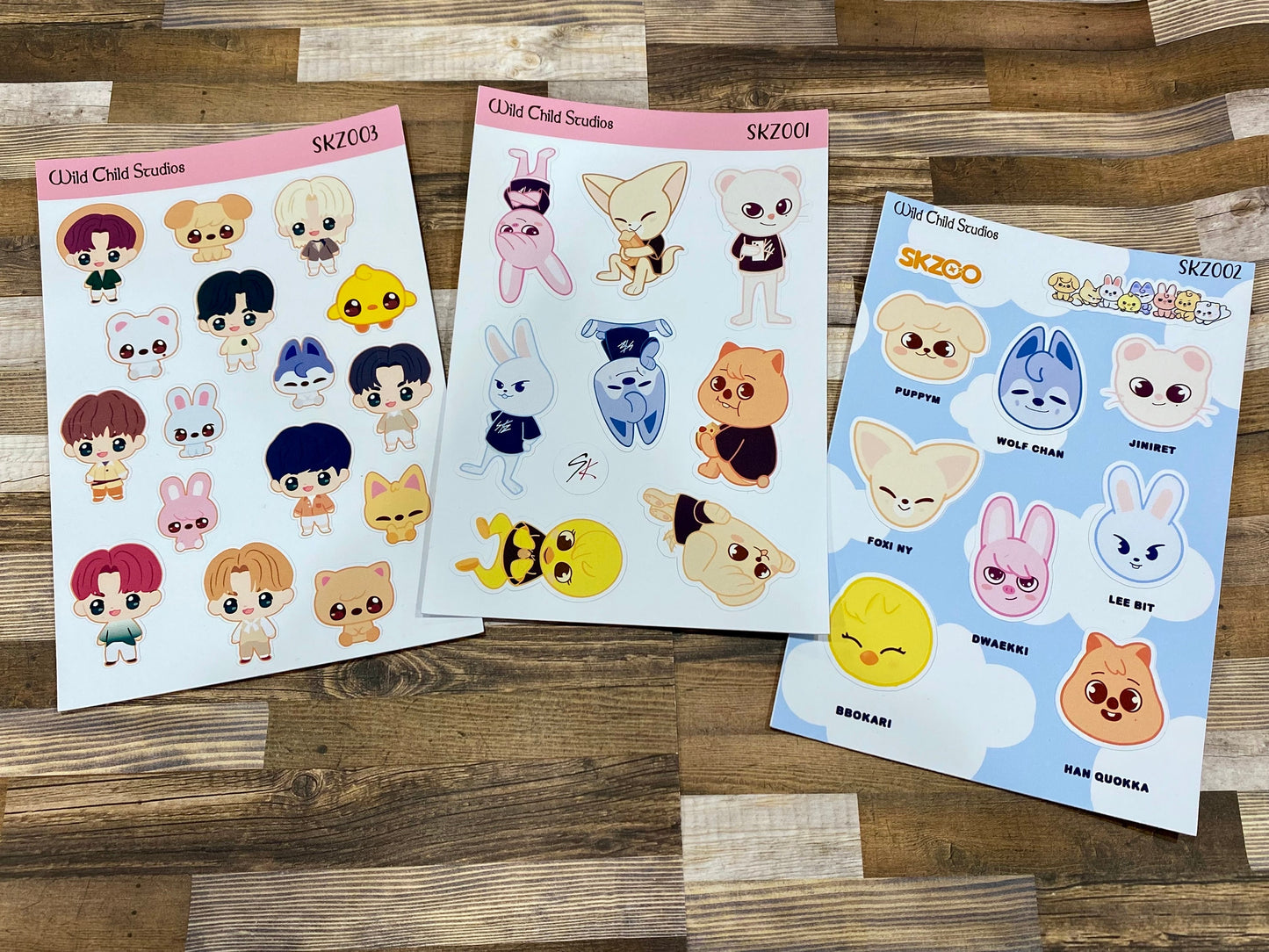 Stray Kids SKZ Planner Stickers