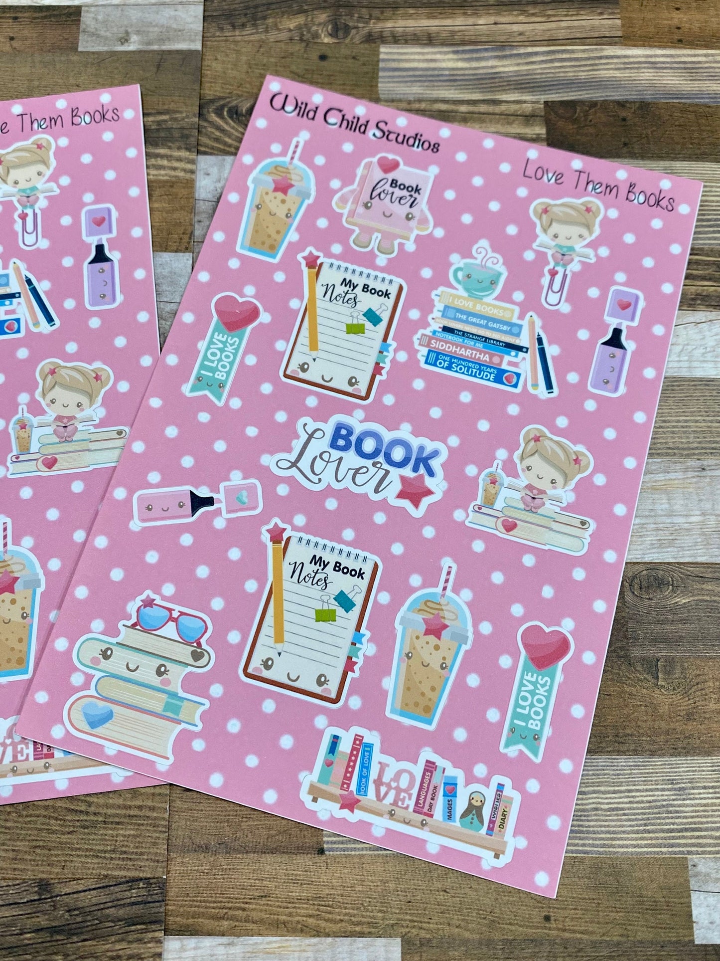 Bookish Kawaii Planner Stickers