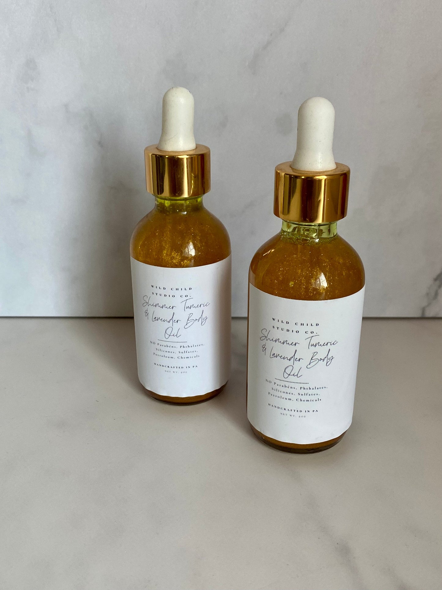 Lavender & Turmeric Shimmer Body Oil