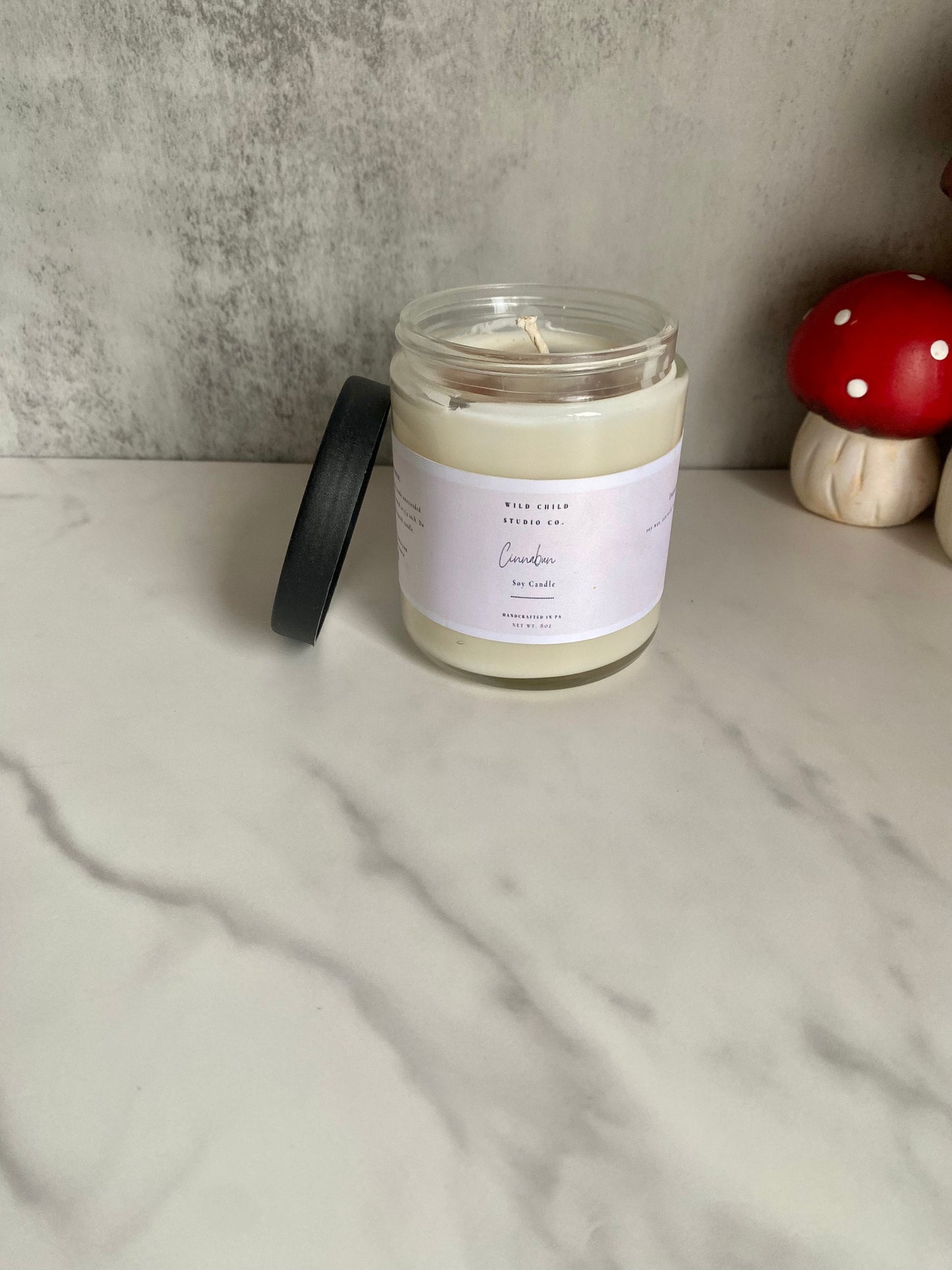 Cinnabun Hand Poured Soy Candle 8 oz