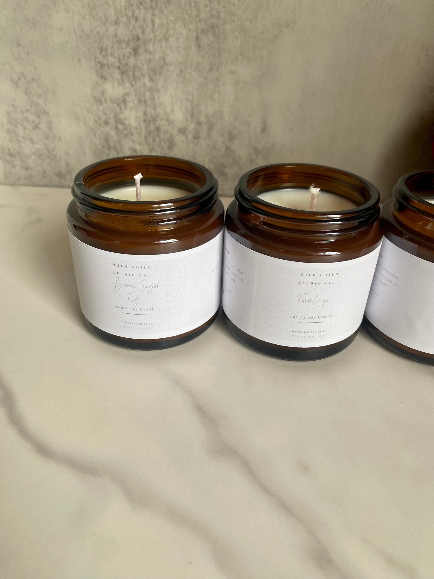 Fall Soy Candle Gift Set 4 oz