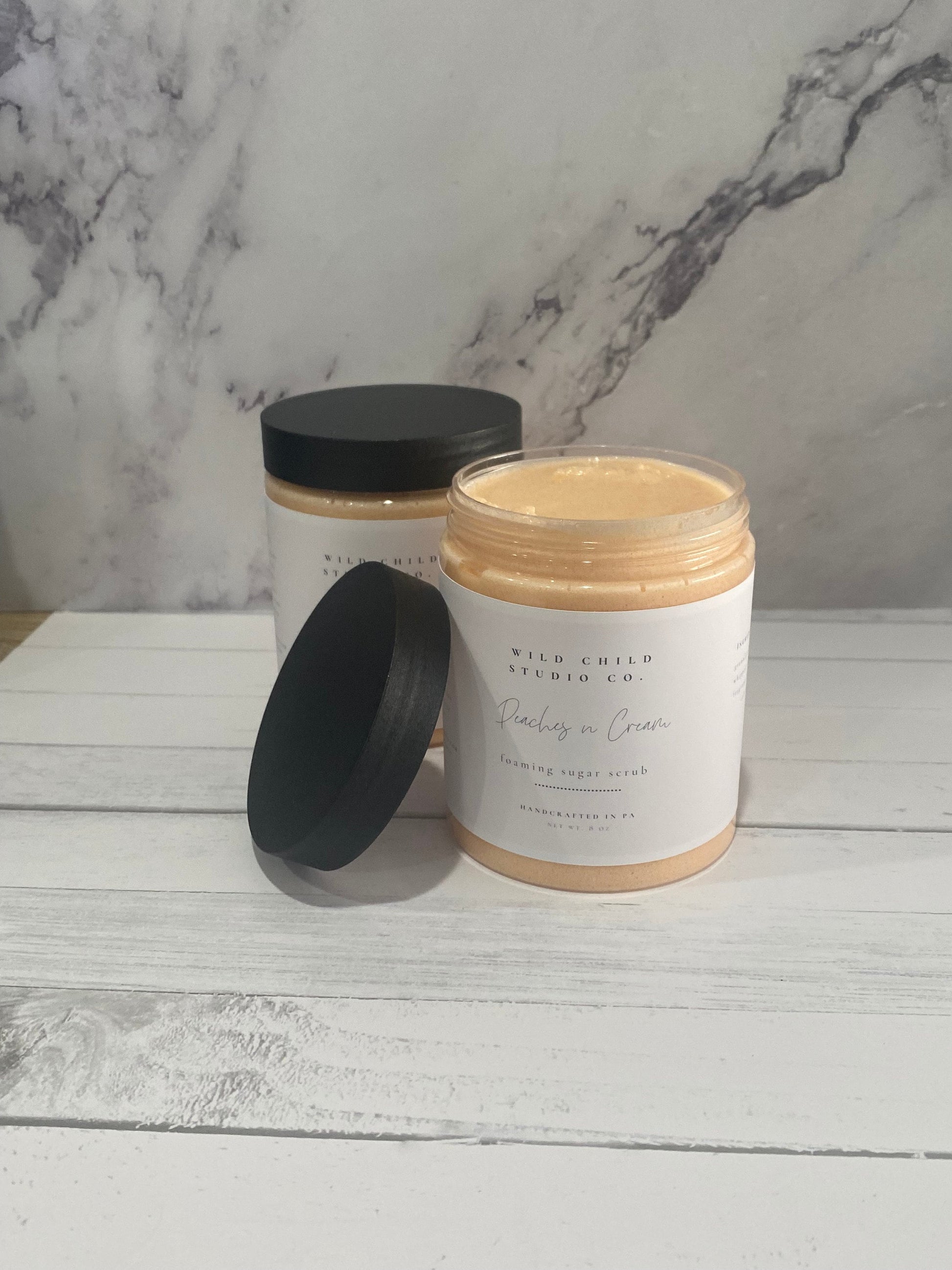 Peaches n Cream Whipped Sugar Scrub