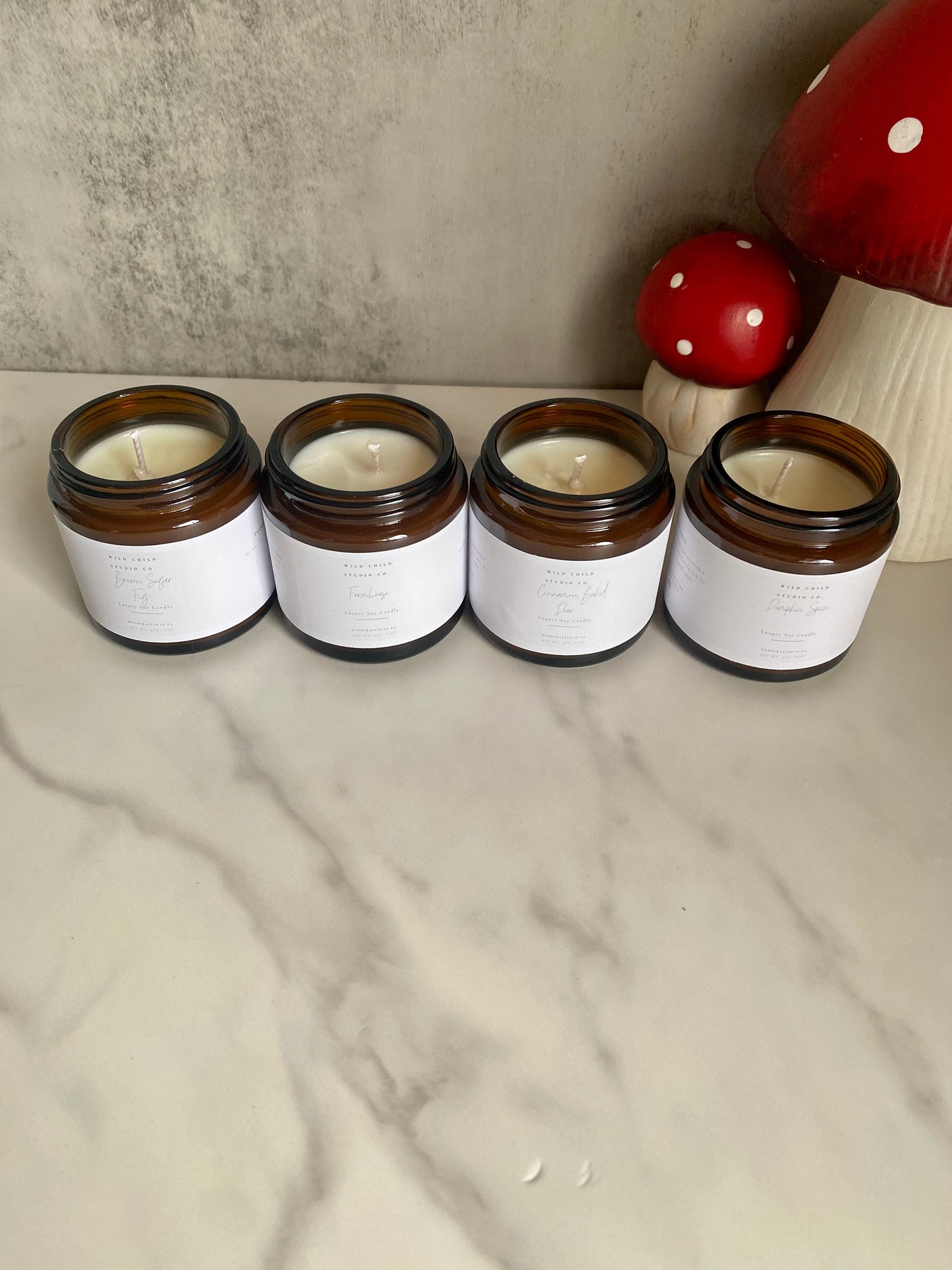Fall Soy Candle Gift Set 4 oz