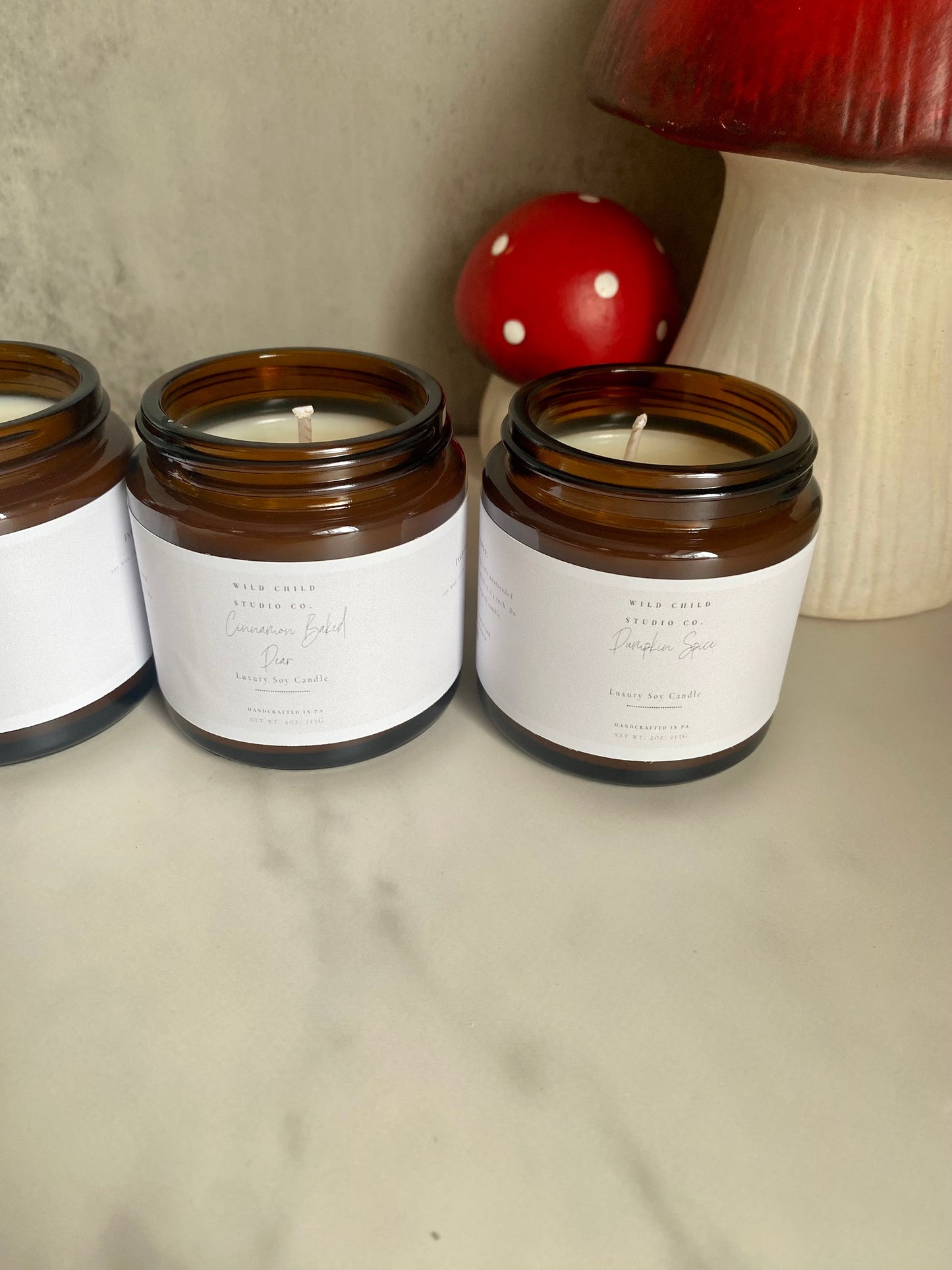 Fall Soy Candle Gift Set 4 oz