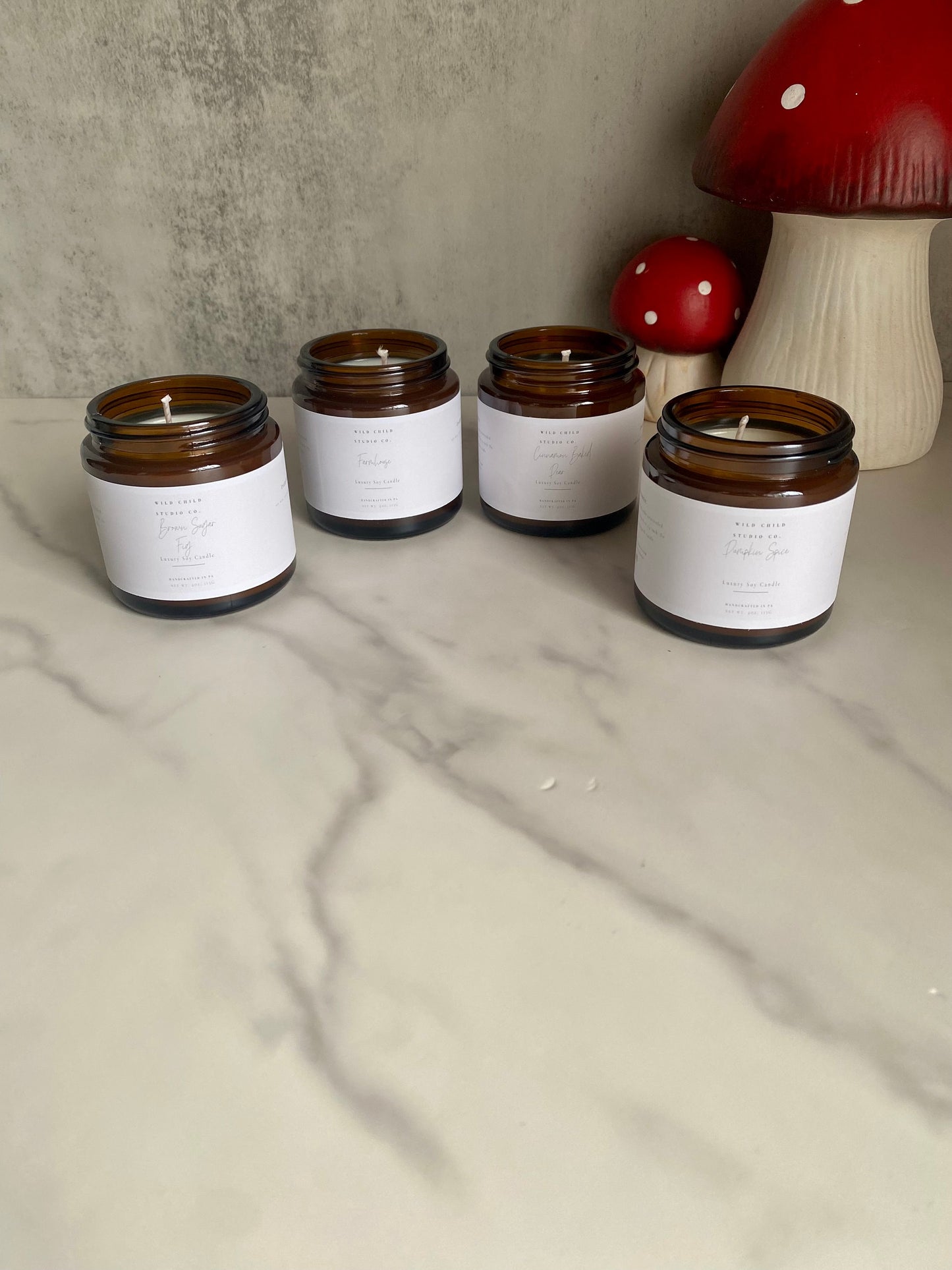 Fall Soy Candle Gift Set 4 oz