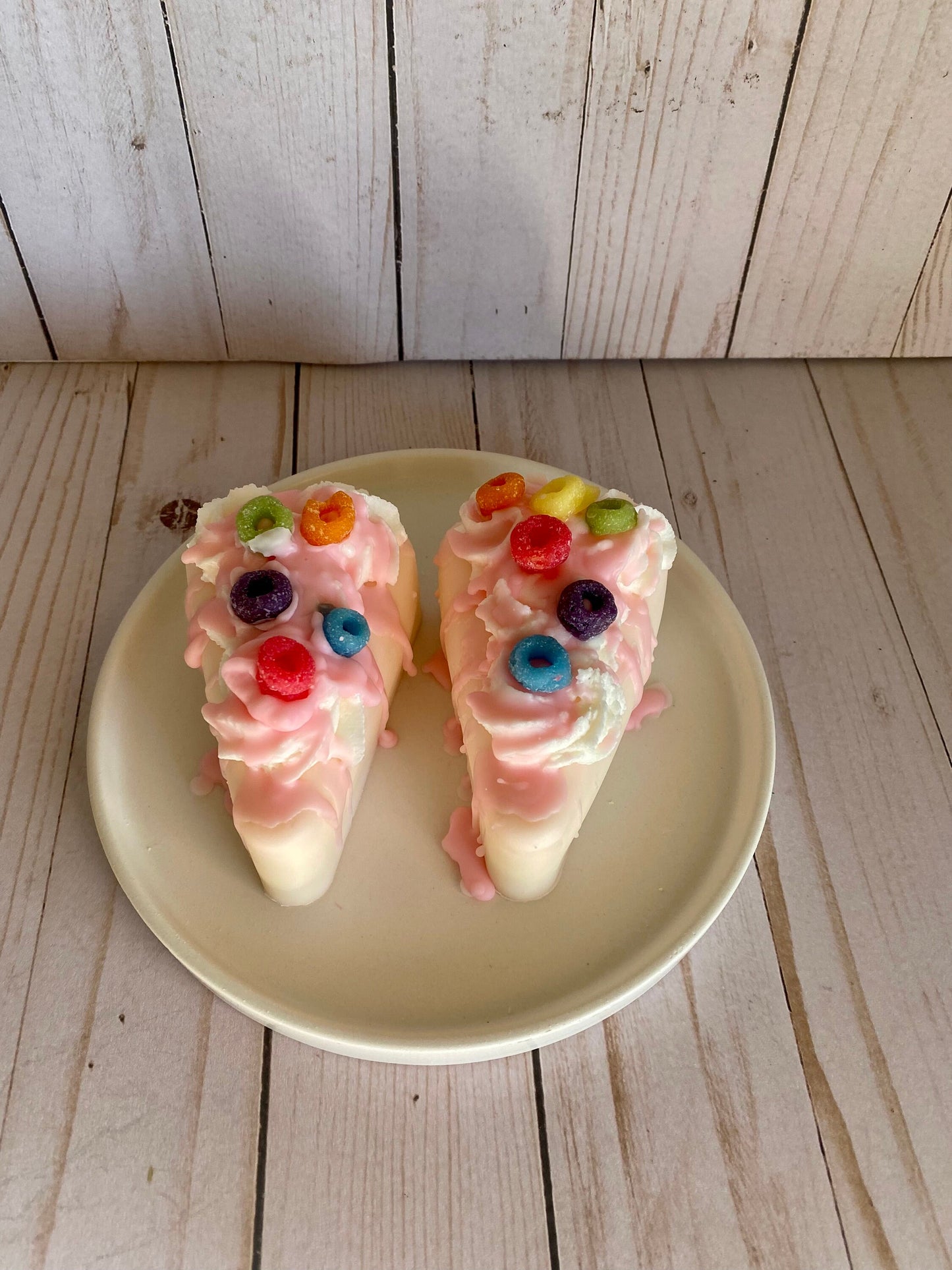 Fruit Loops Cake Slice Wax Melt