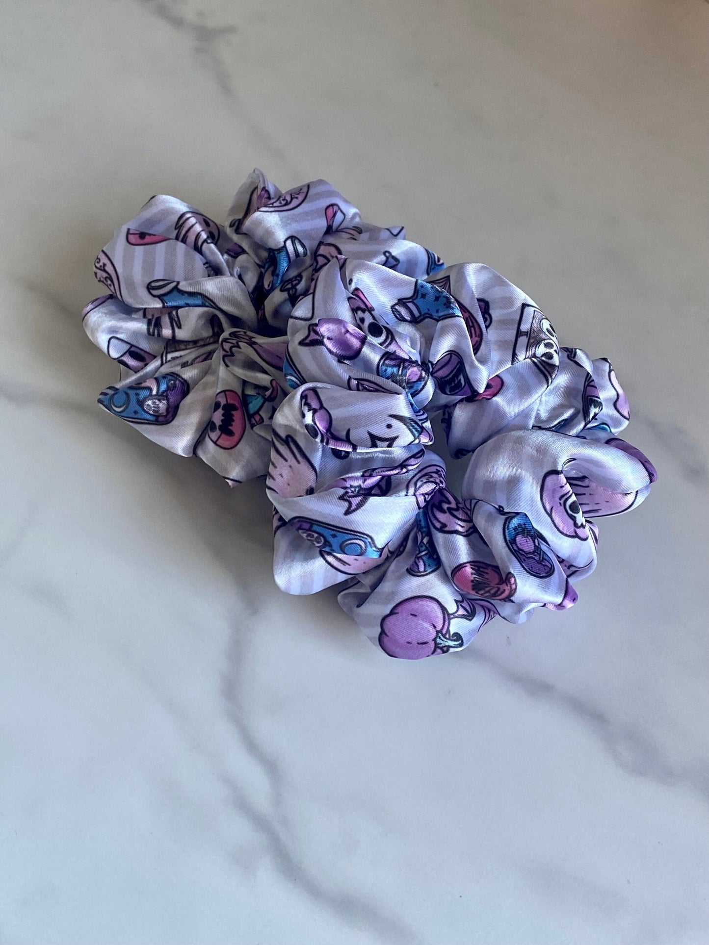 Halloween Kawaii Theme Scrunchies/ Halloween Hair Tie