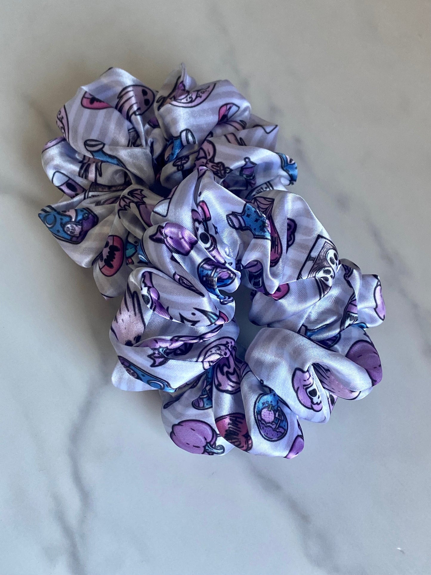 Halloween Kawaii Theme Scrunchies/ Halloween Hair Tie