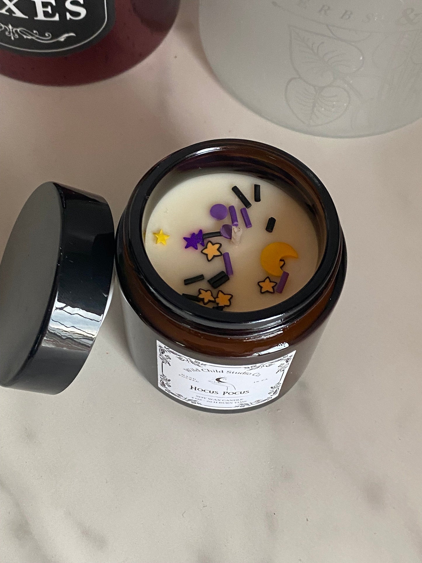 Spooky Gothic Theme Soy Candle Gift Set 4 oz