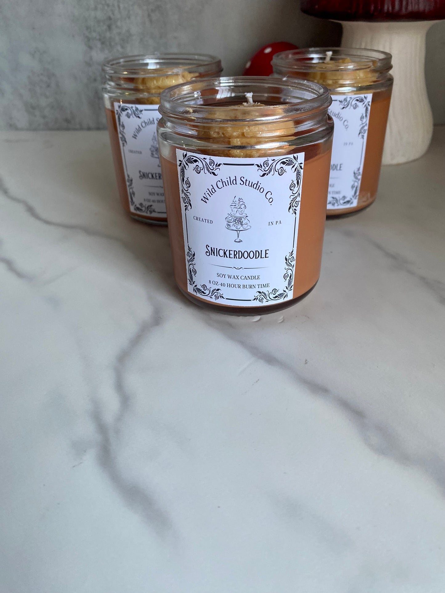 Snickerdoodle Hand Poured Soy Candle 8 oz
