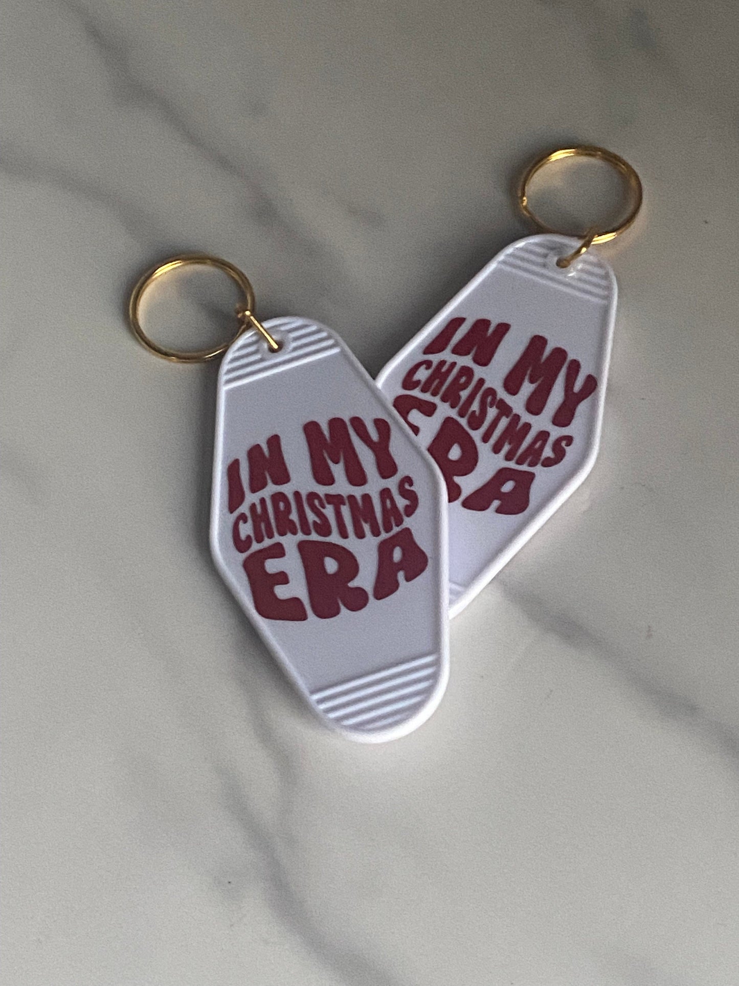 In My Christmas Era Keychain/Christmas Key FOB