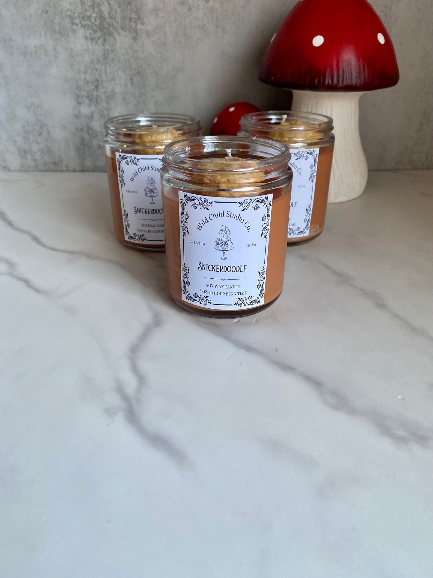 Snickerdoodle Hand Poured Soy Candle 8 oz