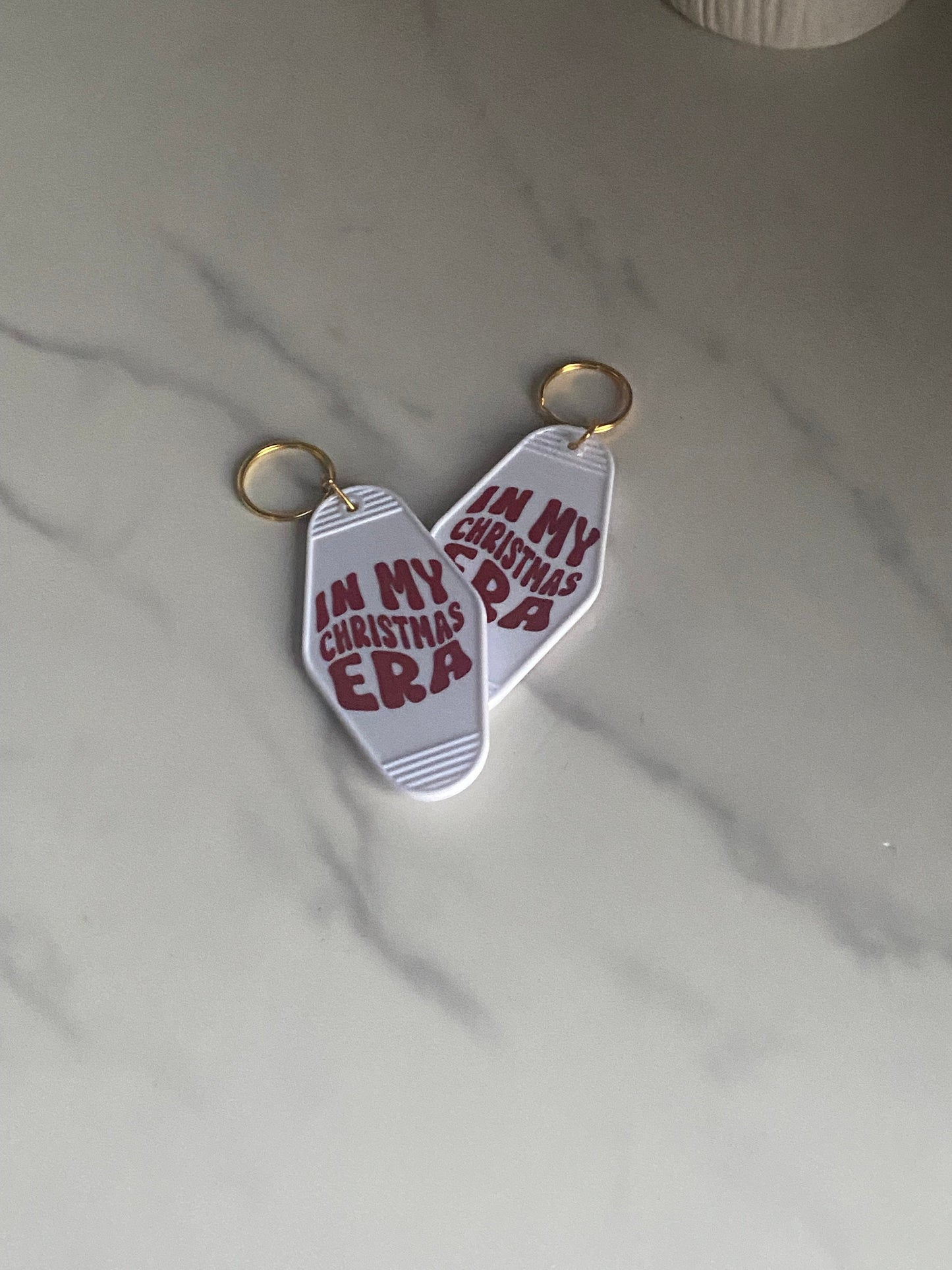 In My Christmas Era Keychain/Christmas Key FOB