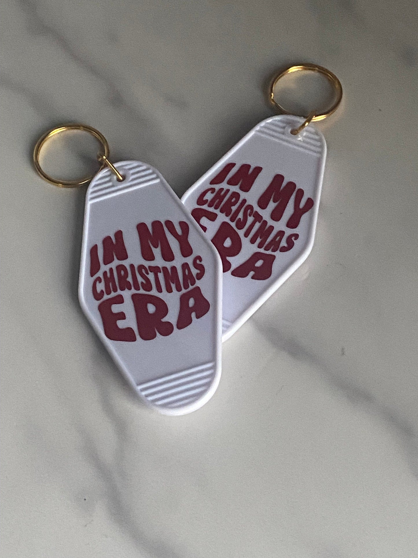 In My Christmas Era Keychain/Christmas Key FOB