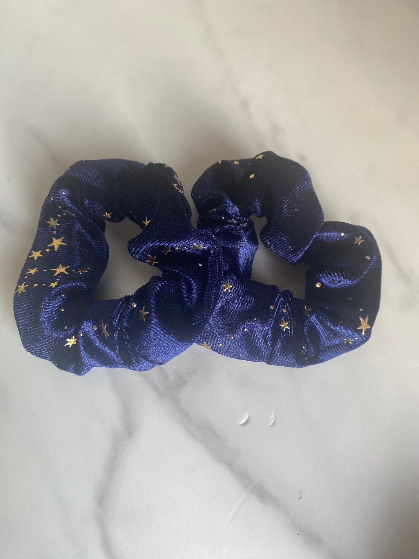 Star Velvet Mini Scrunchies/Velvet Elastic Hair Tie/Handmade Scrunchie