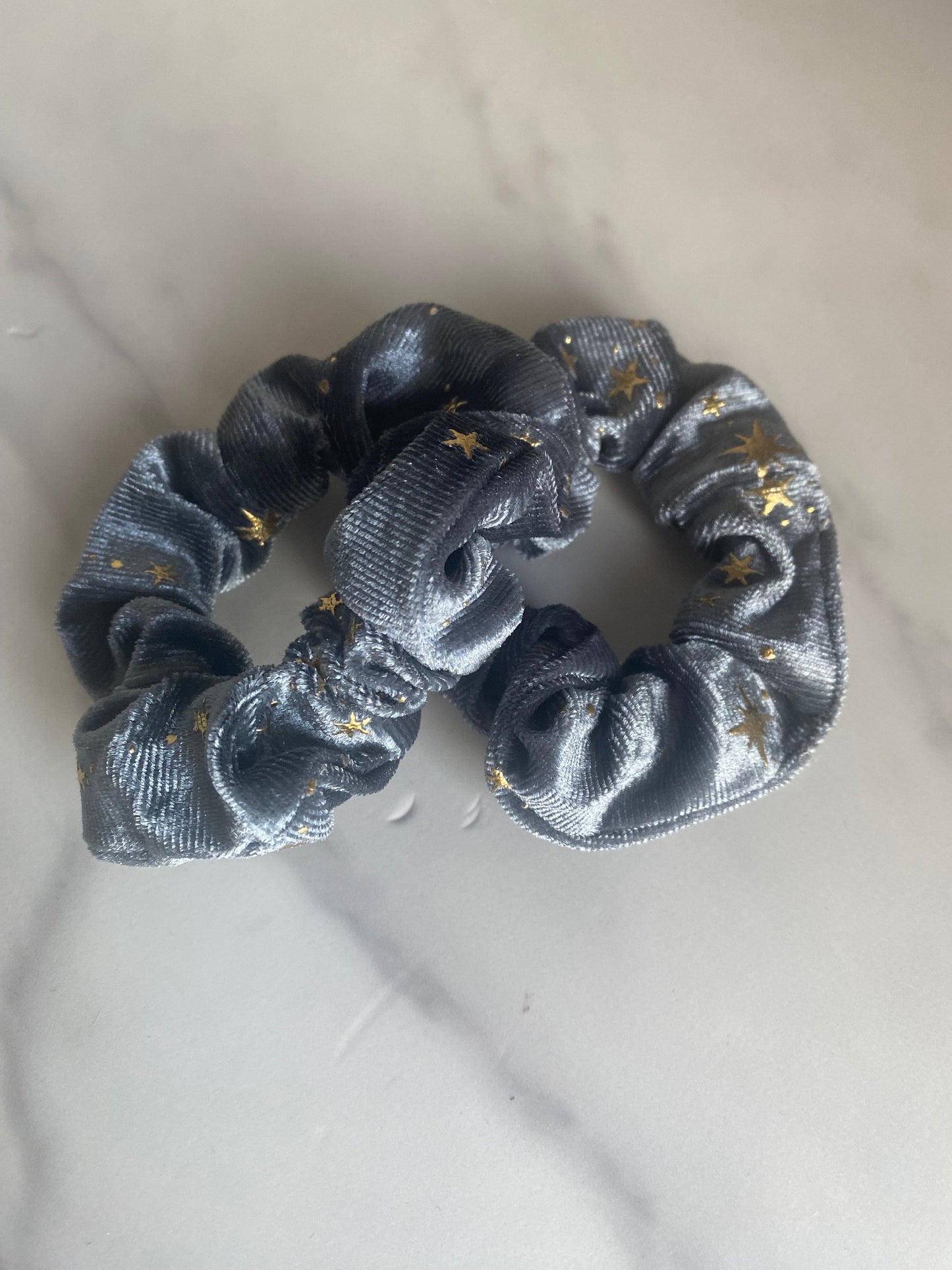 Star Velvet Mini Scrunchies/Velvet Elastic Hair Tie/Handmade Scrunchie