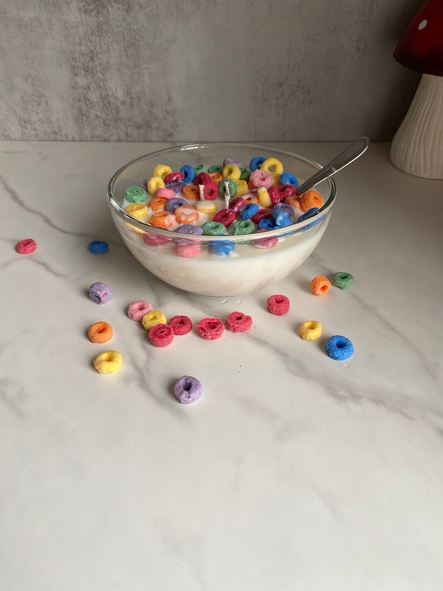 Large Fruity Loops Cereal Soy Candle