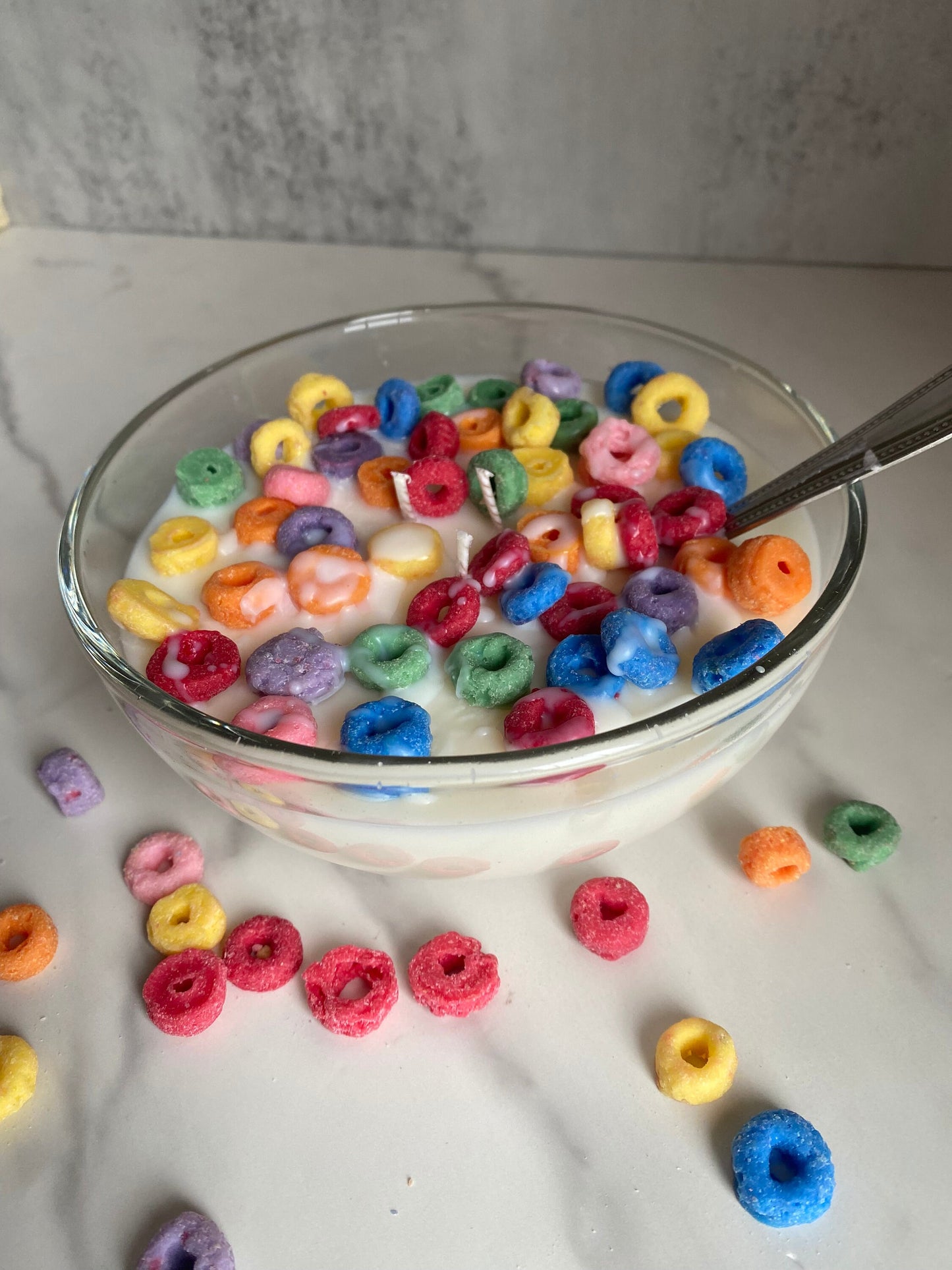 Large Fruity Loops Cereal Soy Candle