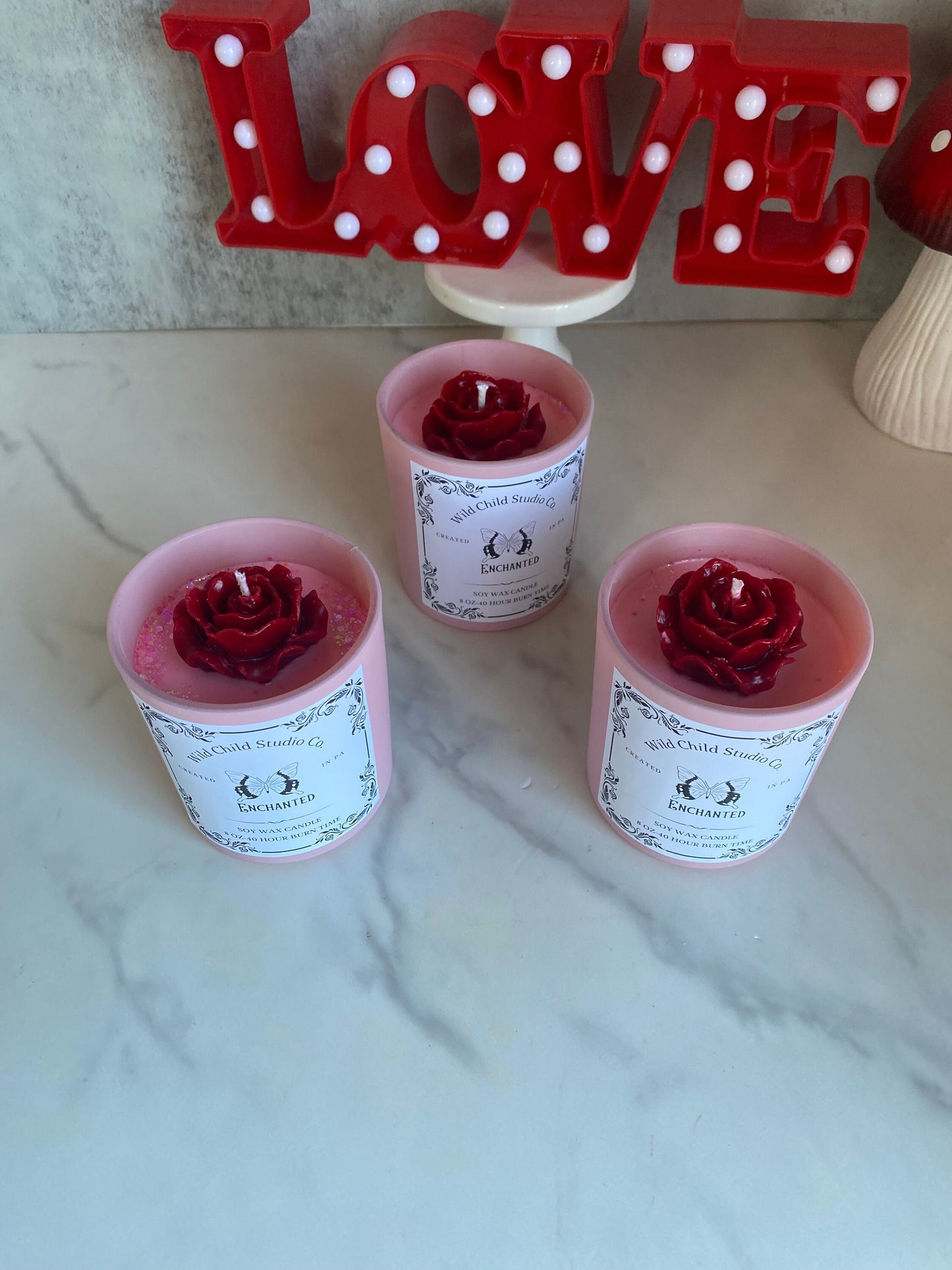 Enchanted Hand Poured Soy Candle 11 oz