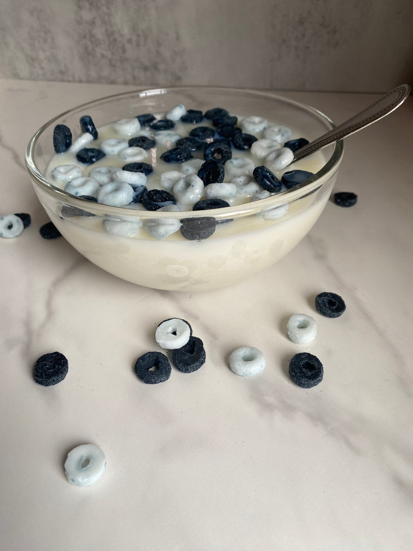 Large Chocolate Cookie O's Cereal Soy Candle