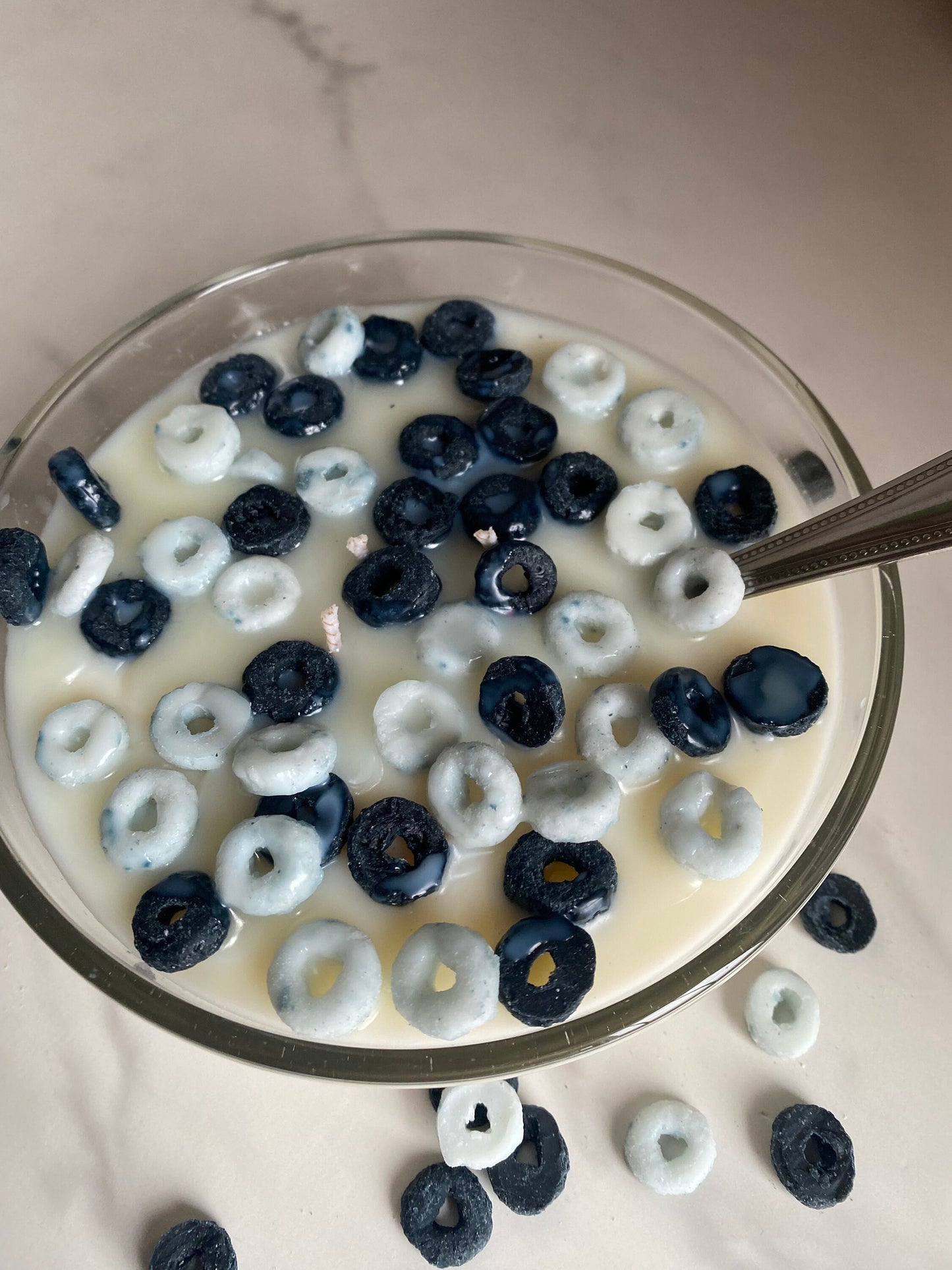 Large Chocolate Cookie O's Cereal Soy Candle