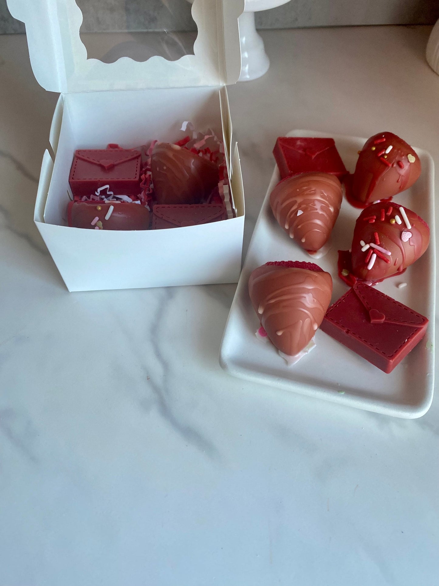 Chocolate Covered Strawberries and Love Letters Wax Melts