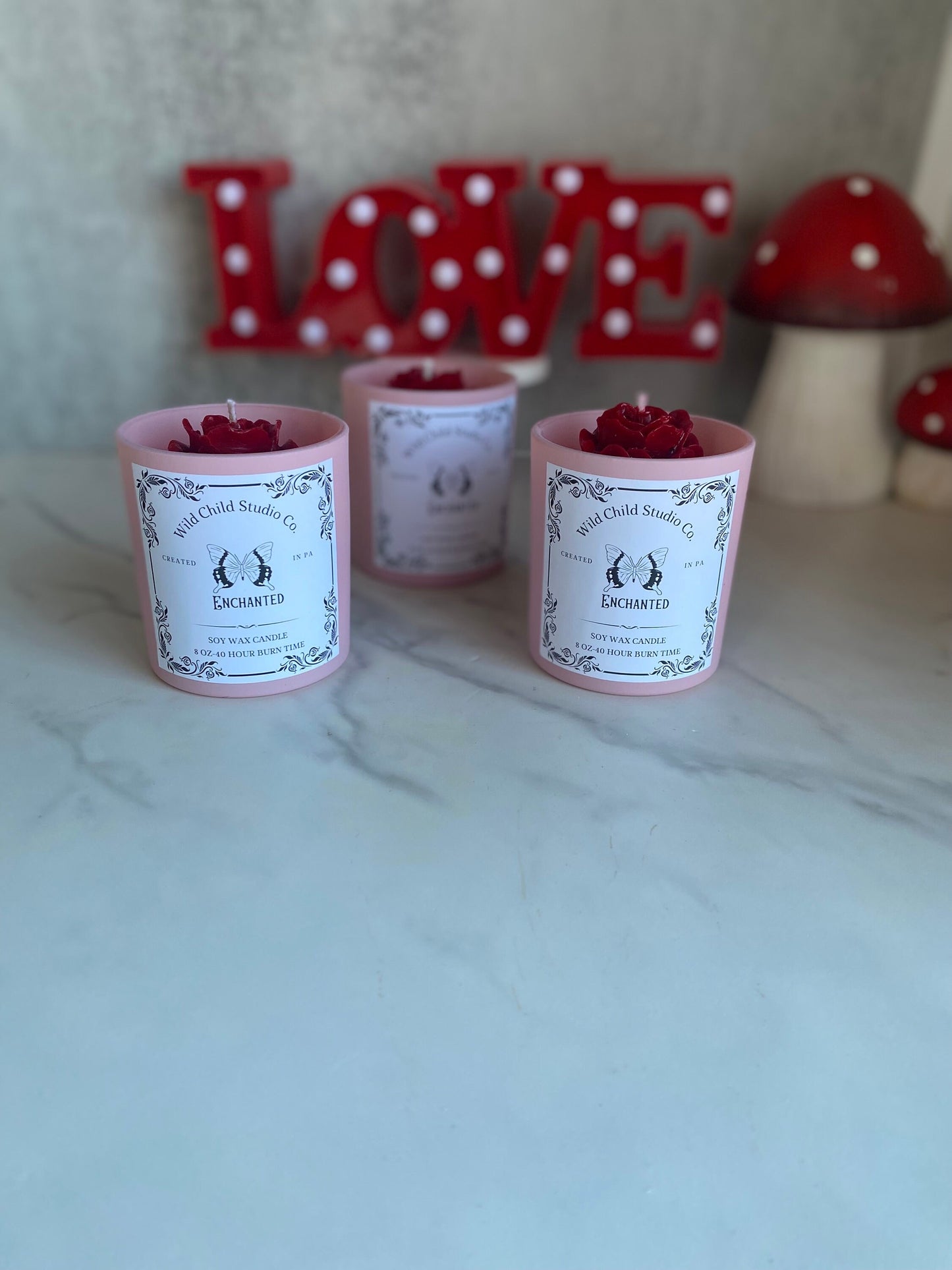 Enchanted Hand Poured Soy Candle 11 oz