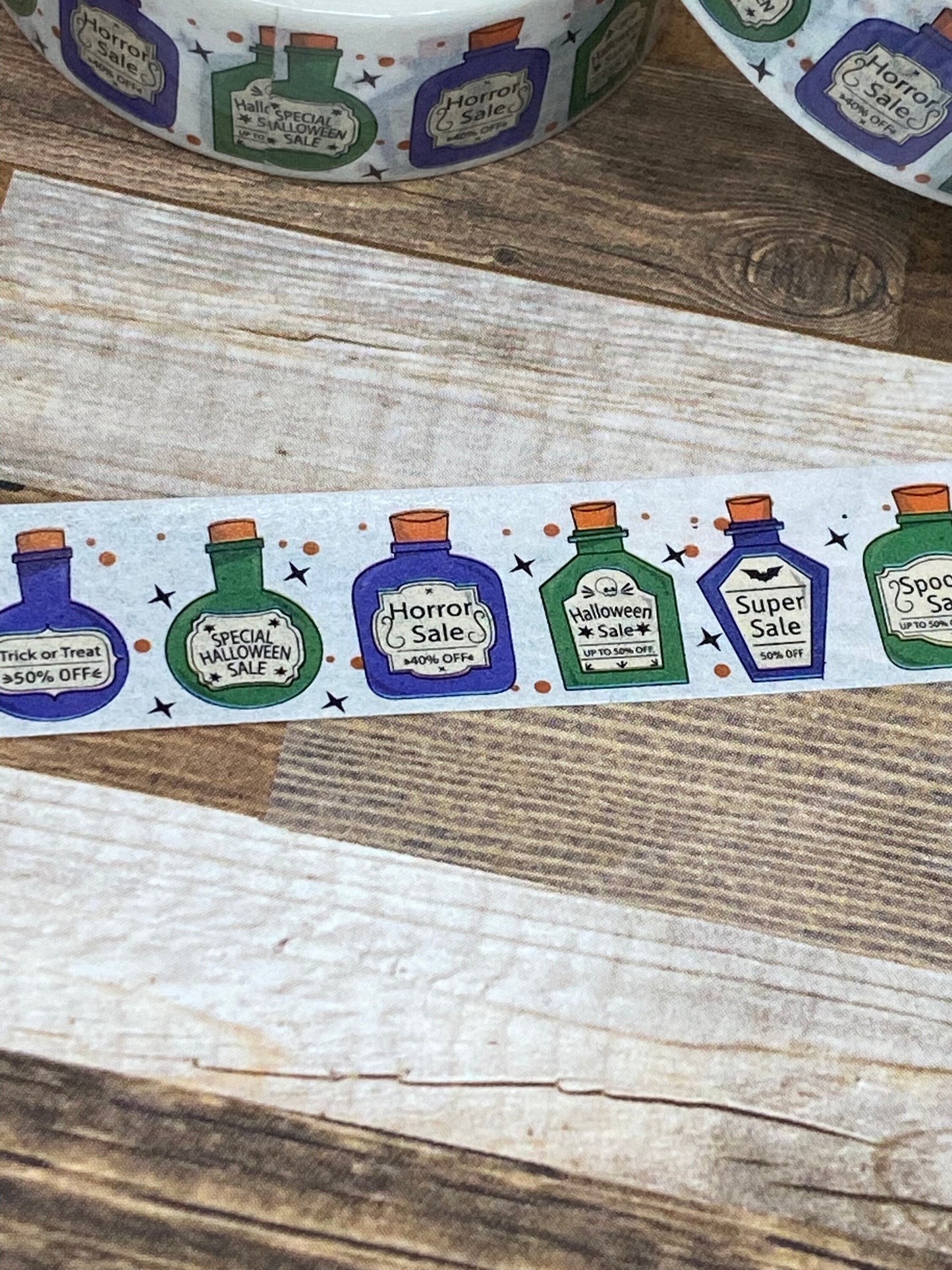 Witchy Potion Bottle Washi Tape