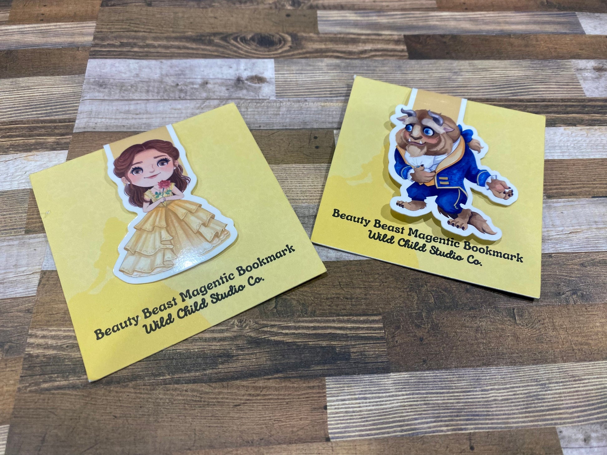 Beauty Beast Magnetic Bookmark