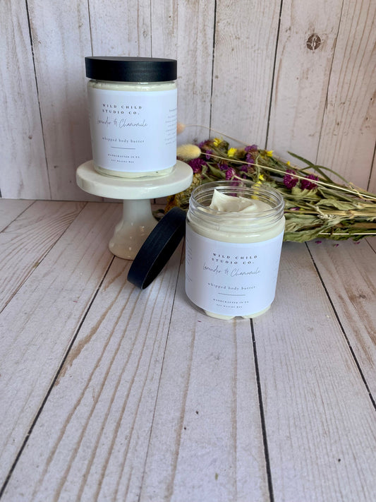 Lavender & Chamomile Infused Whipped Body Butter
