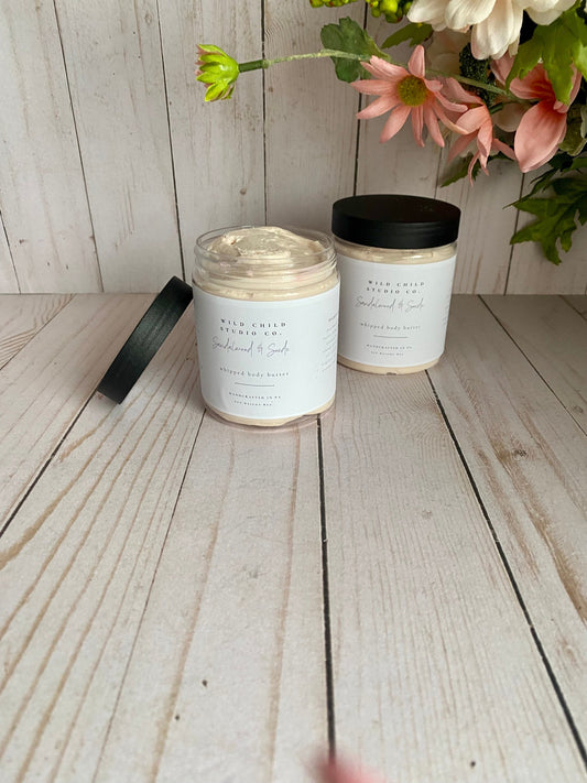 Sandalwood & Suede Whipped Body Butter