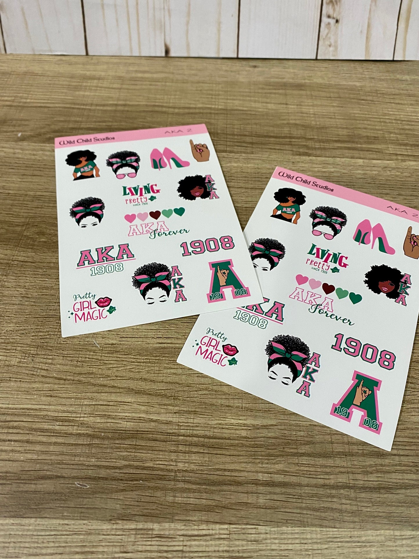 AKA Sorority Planner Stickers/Alpha Kappa Alpha Stickers