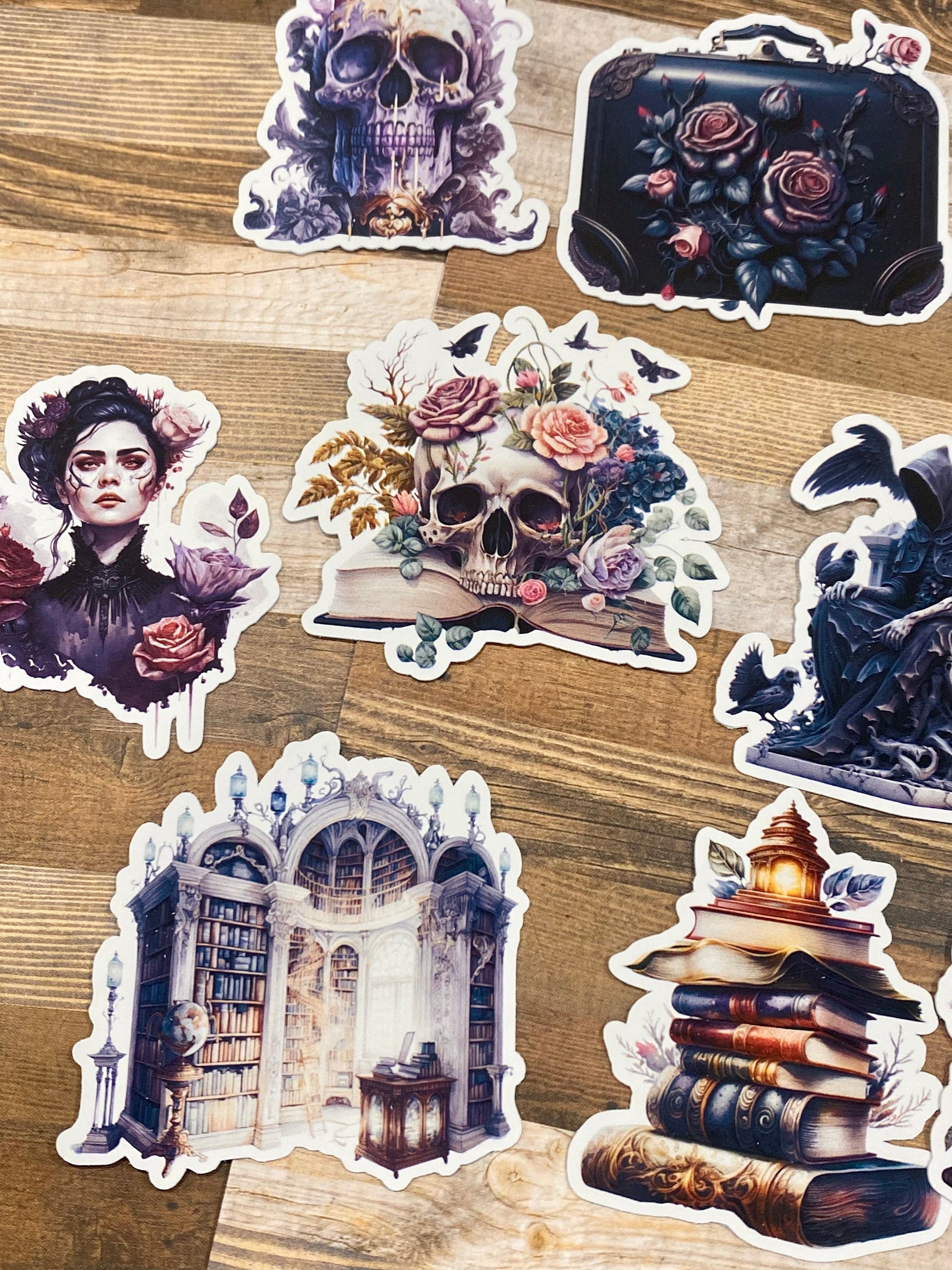 Dark Academia Sticker Pack โ Wild Child Studio Co