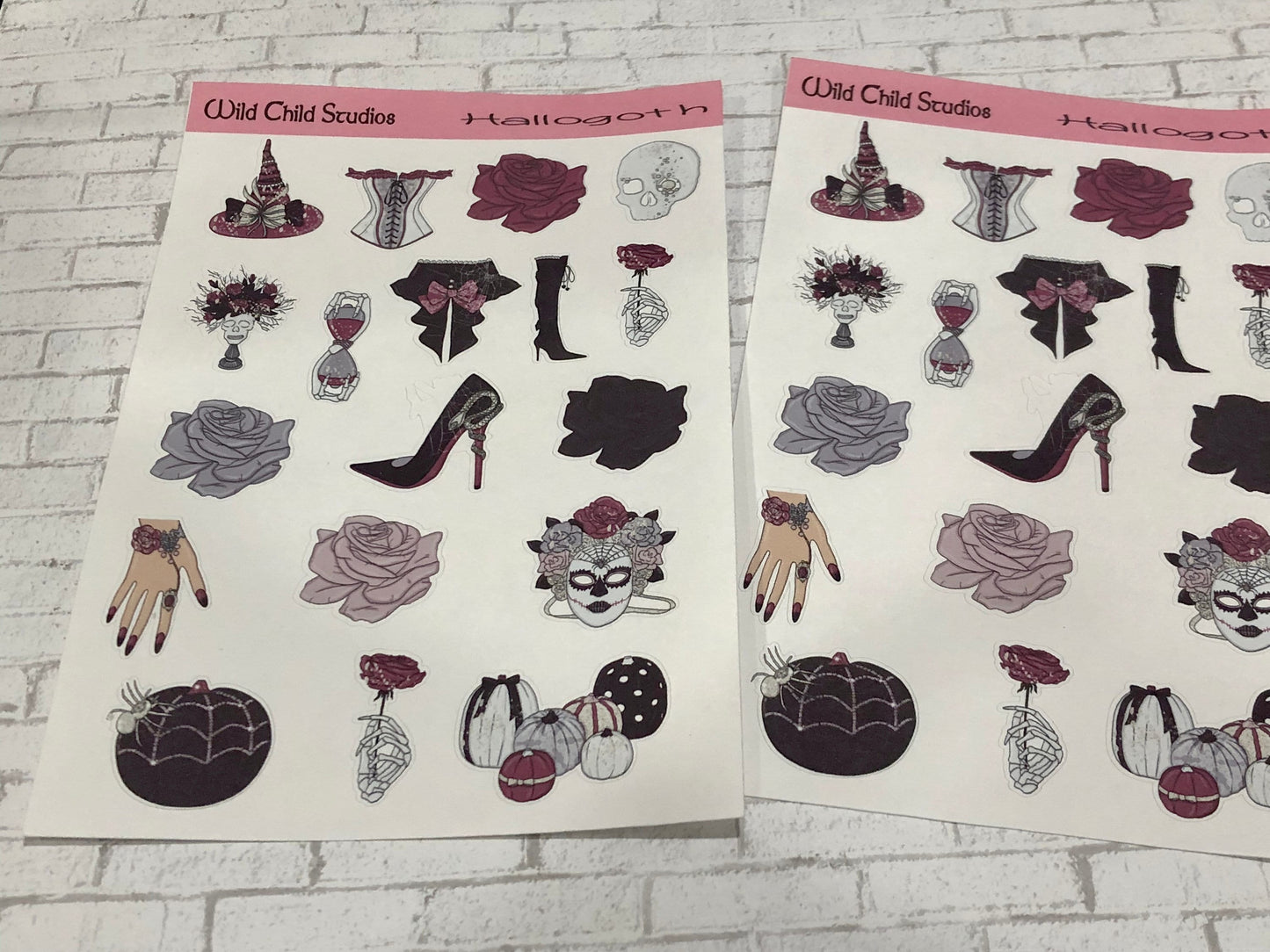 Goth Planner Stickers/Goth Stickers