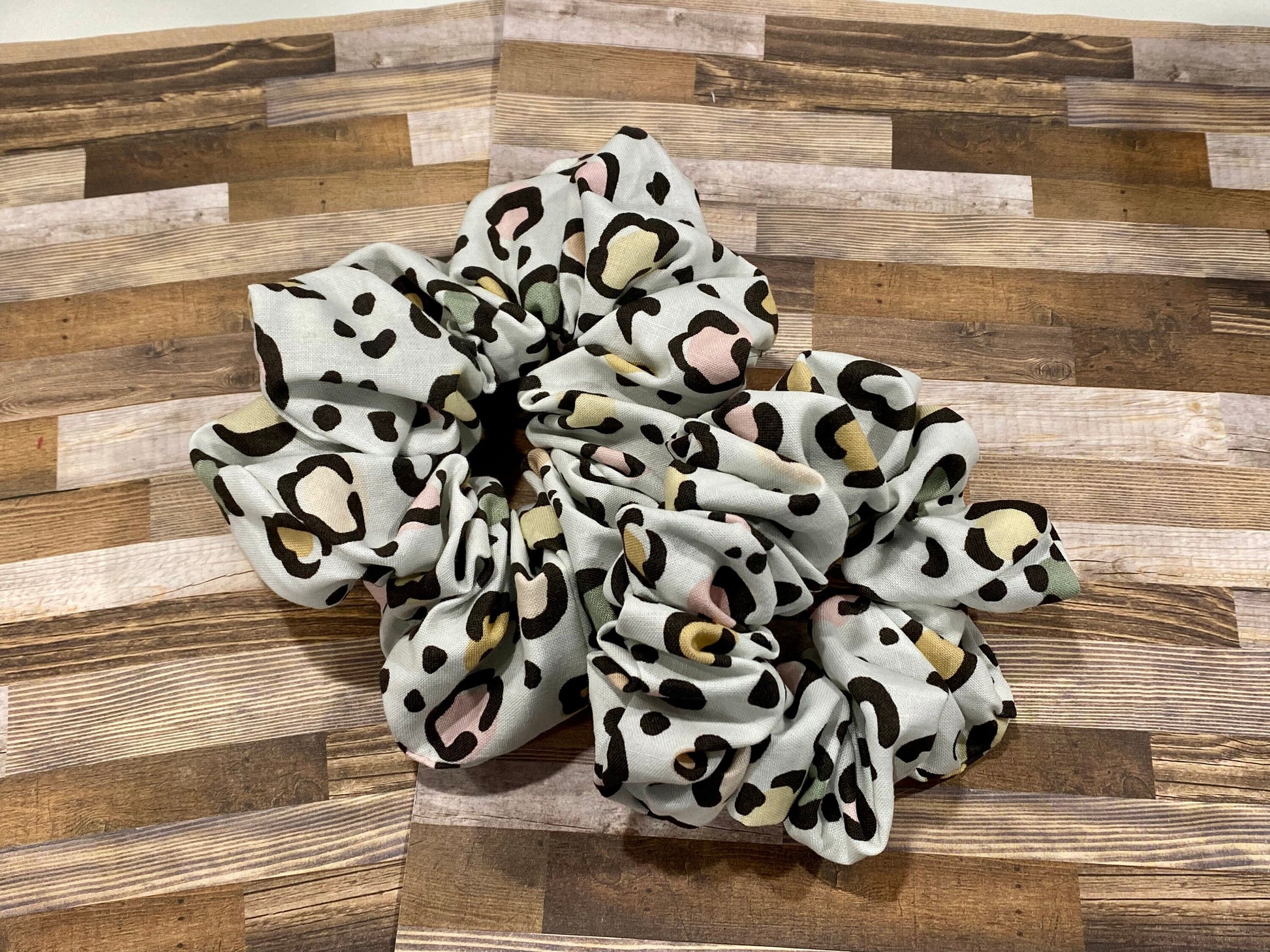 Cheetah Print Scrunchies/ Cheetah Hair Tie