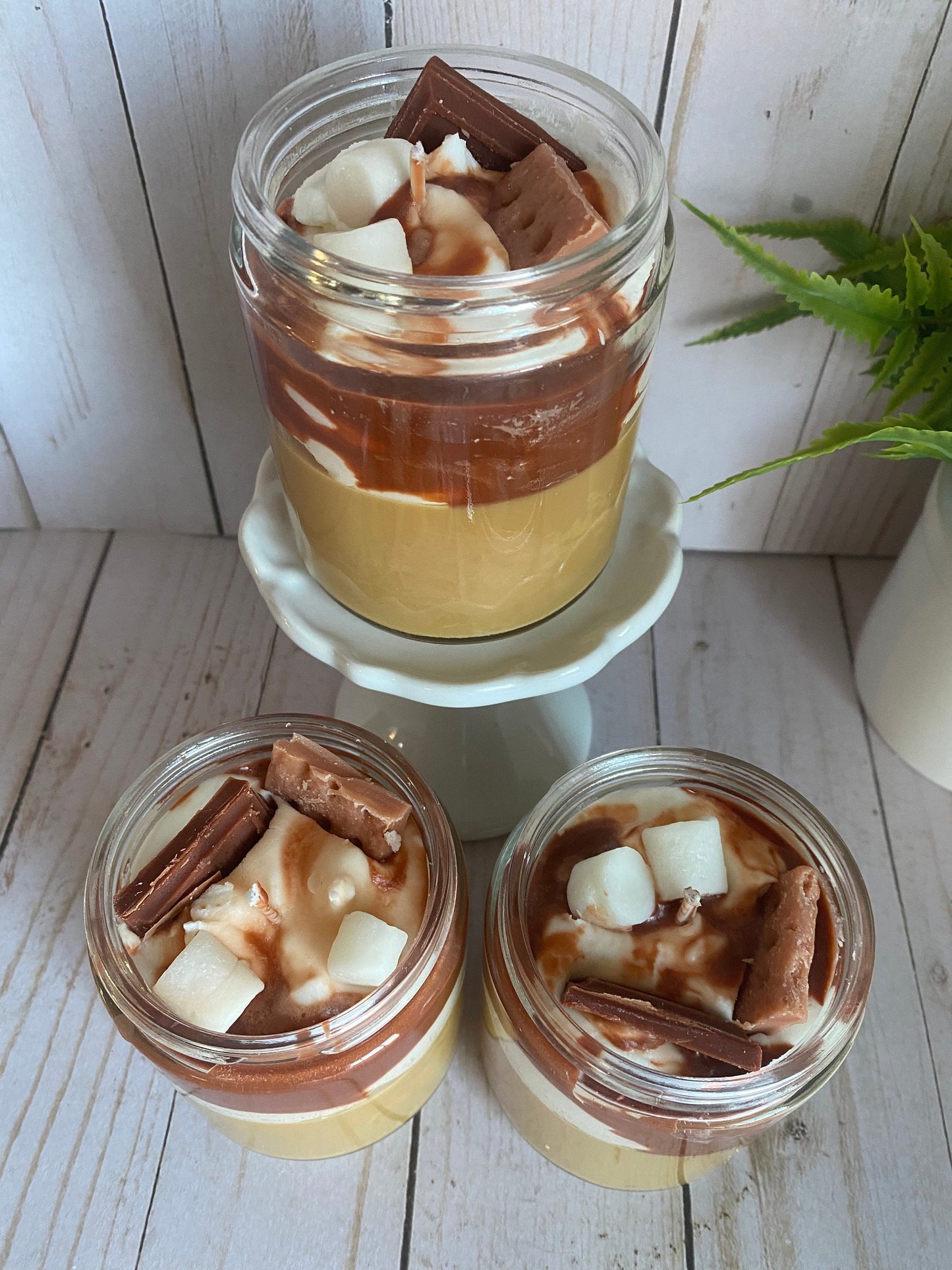 Smores Hand Poured Soy Candle 8 oz