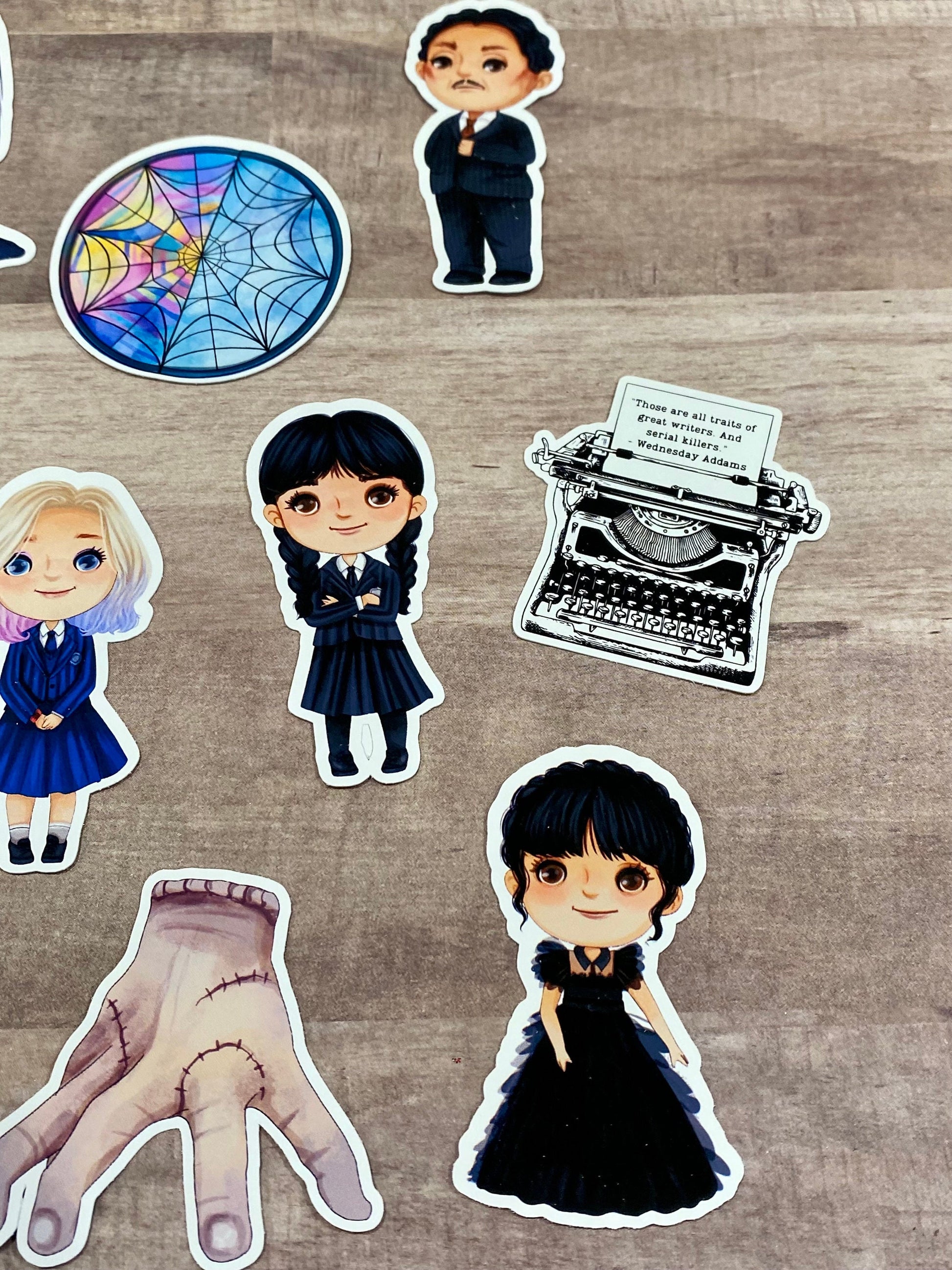 Kooky Addams Family Sticker Pack