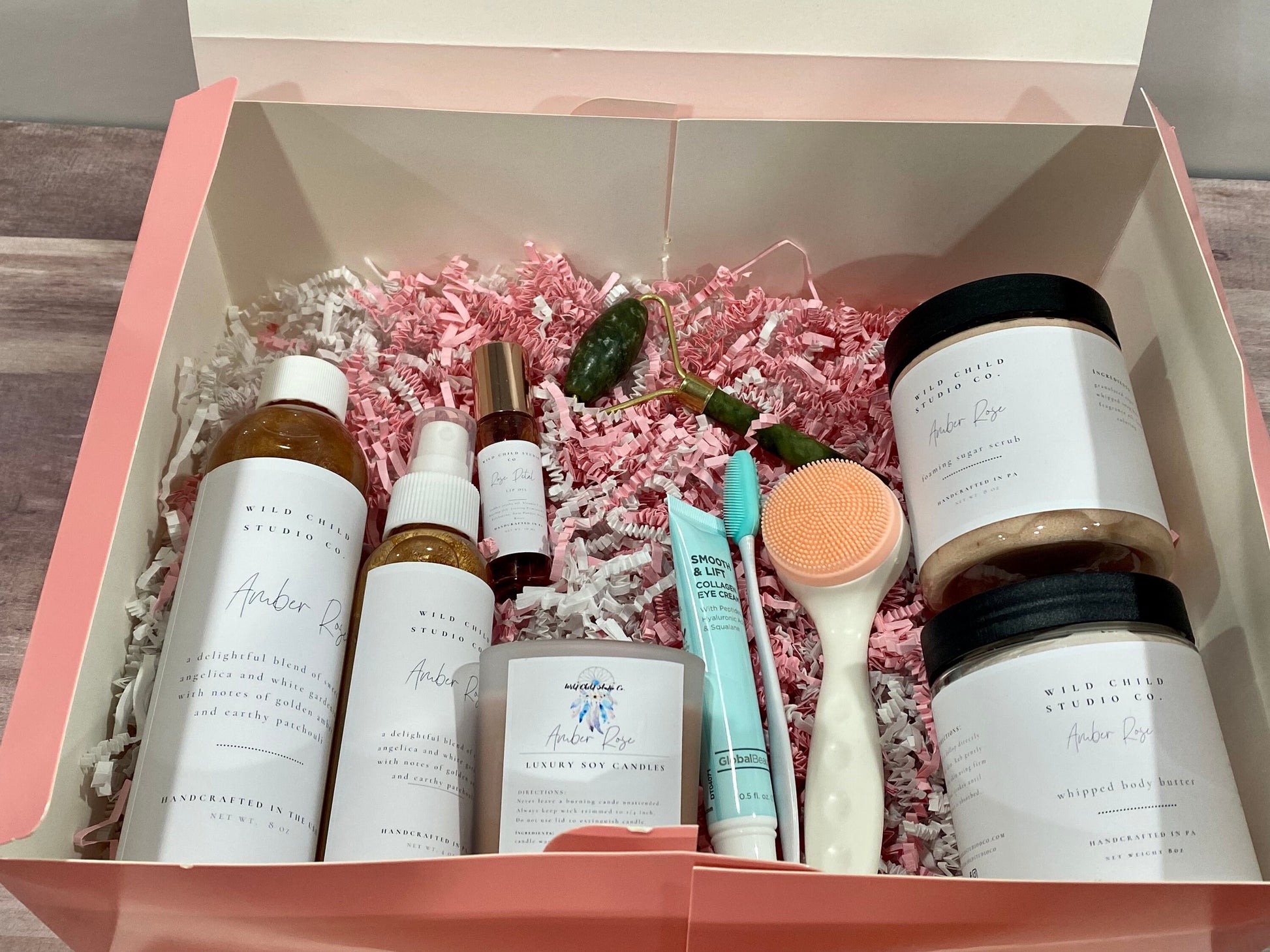 Mother's Day Skincare Spa Gift Box- Handmade Organic Products! Spa Gift Set Ready to Ship