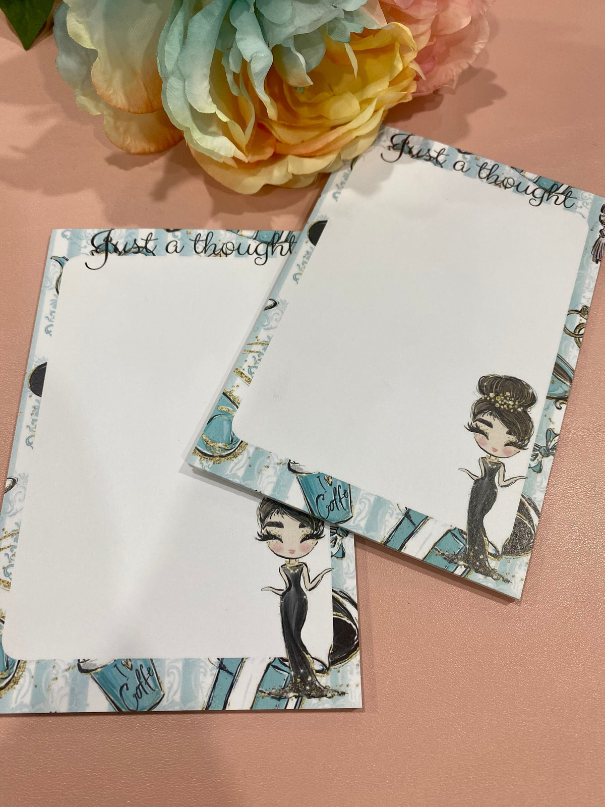 Breakfast Tiffany Inspired Notepads