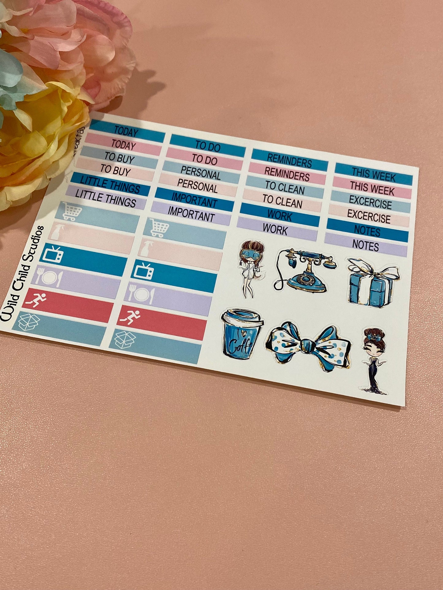 Breakfast Tiffany Happy Planner Mini Weekly Kit
