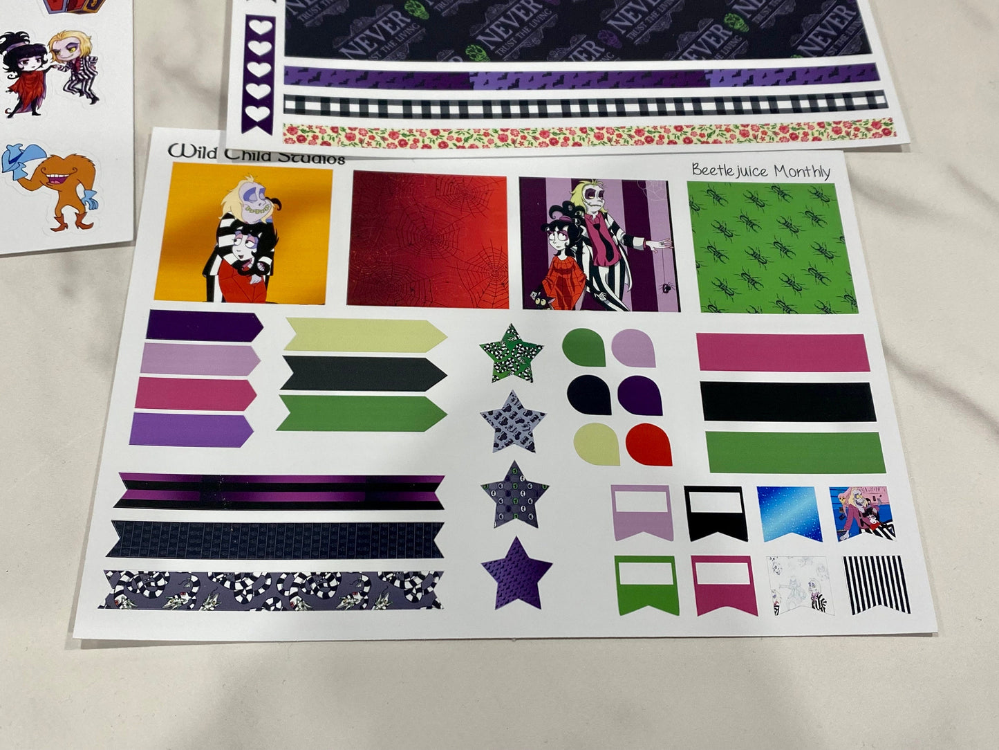 Beetlejuice Happy Planner Classic Monthly Kit-Physical Kit