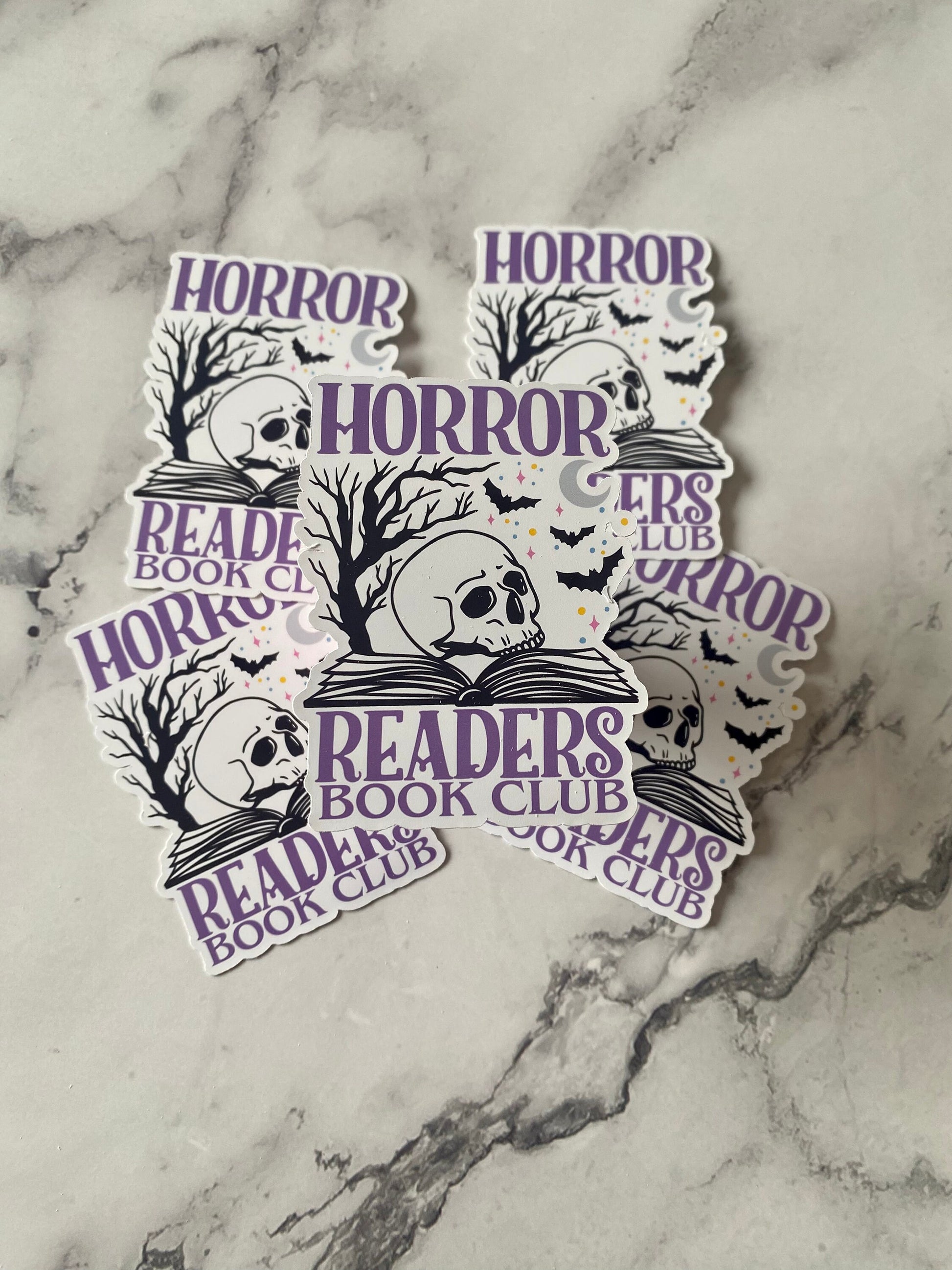 Bookish Horror Readers Book Club Sticker Pack