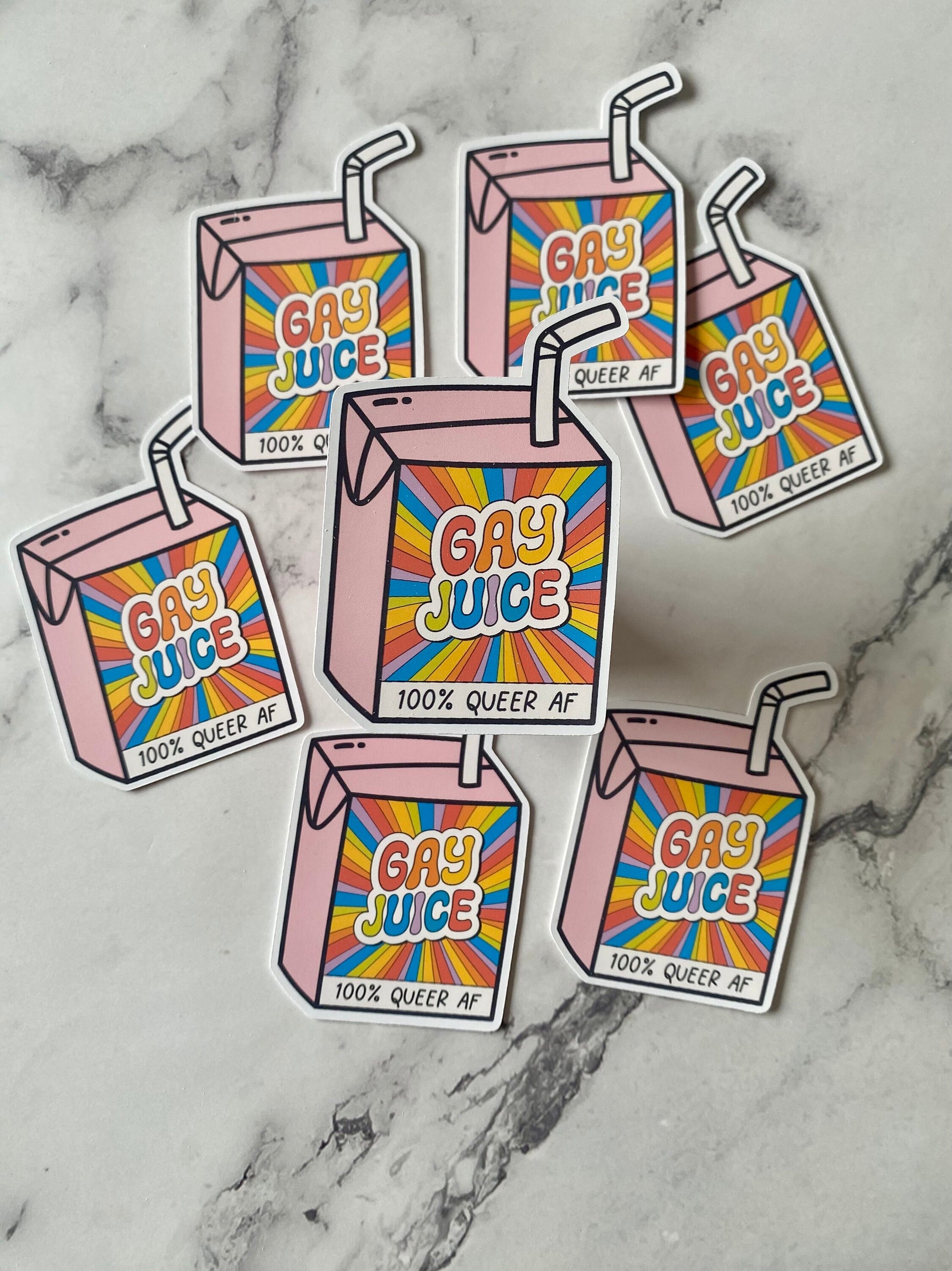 Gay Juice Vinyl Sticker