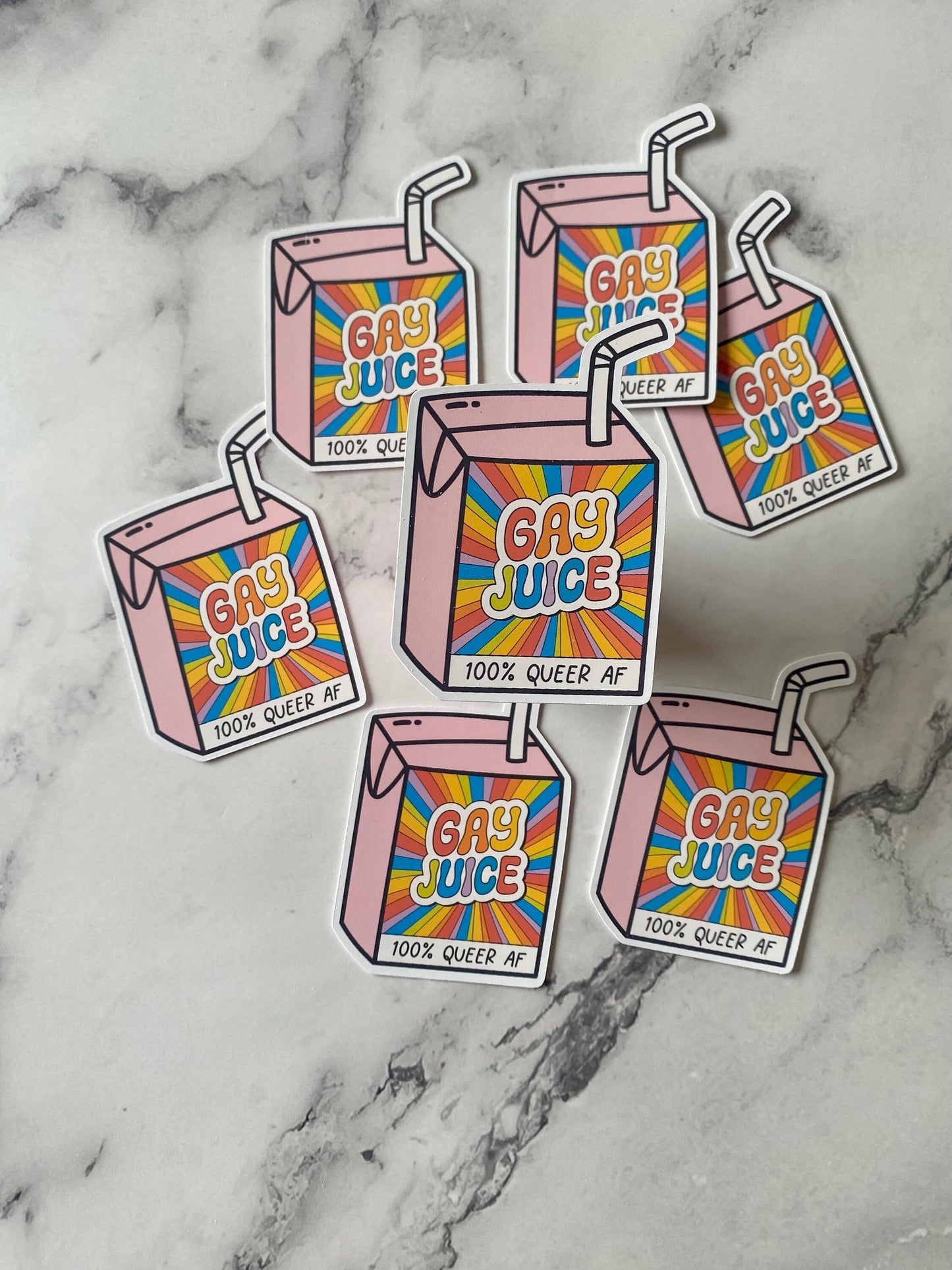 Gay Juice Vinyl Sticker