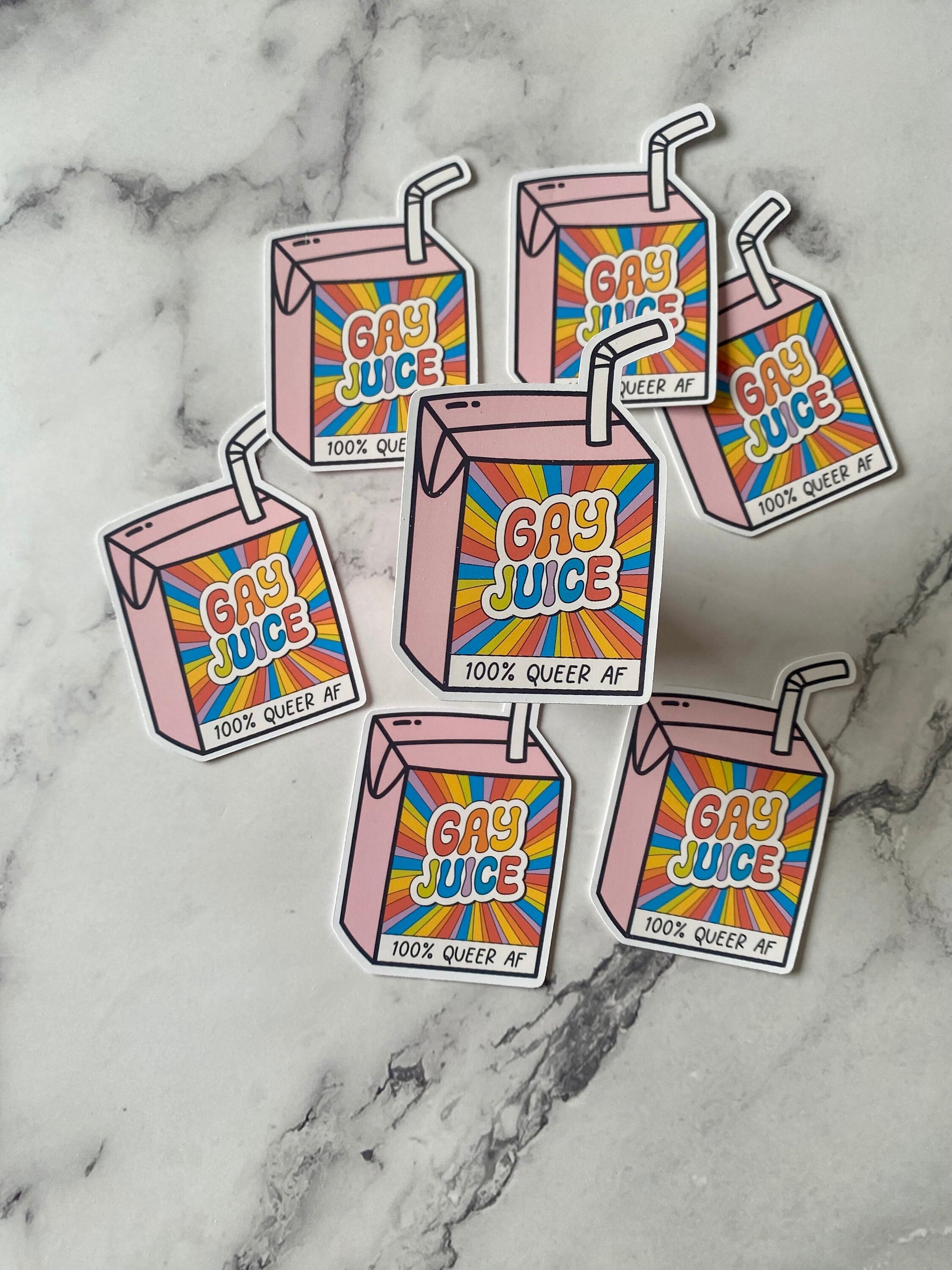 Gay Juice Vinyl Sticker