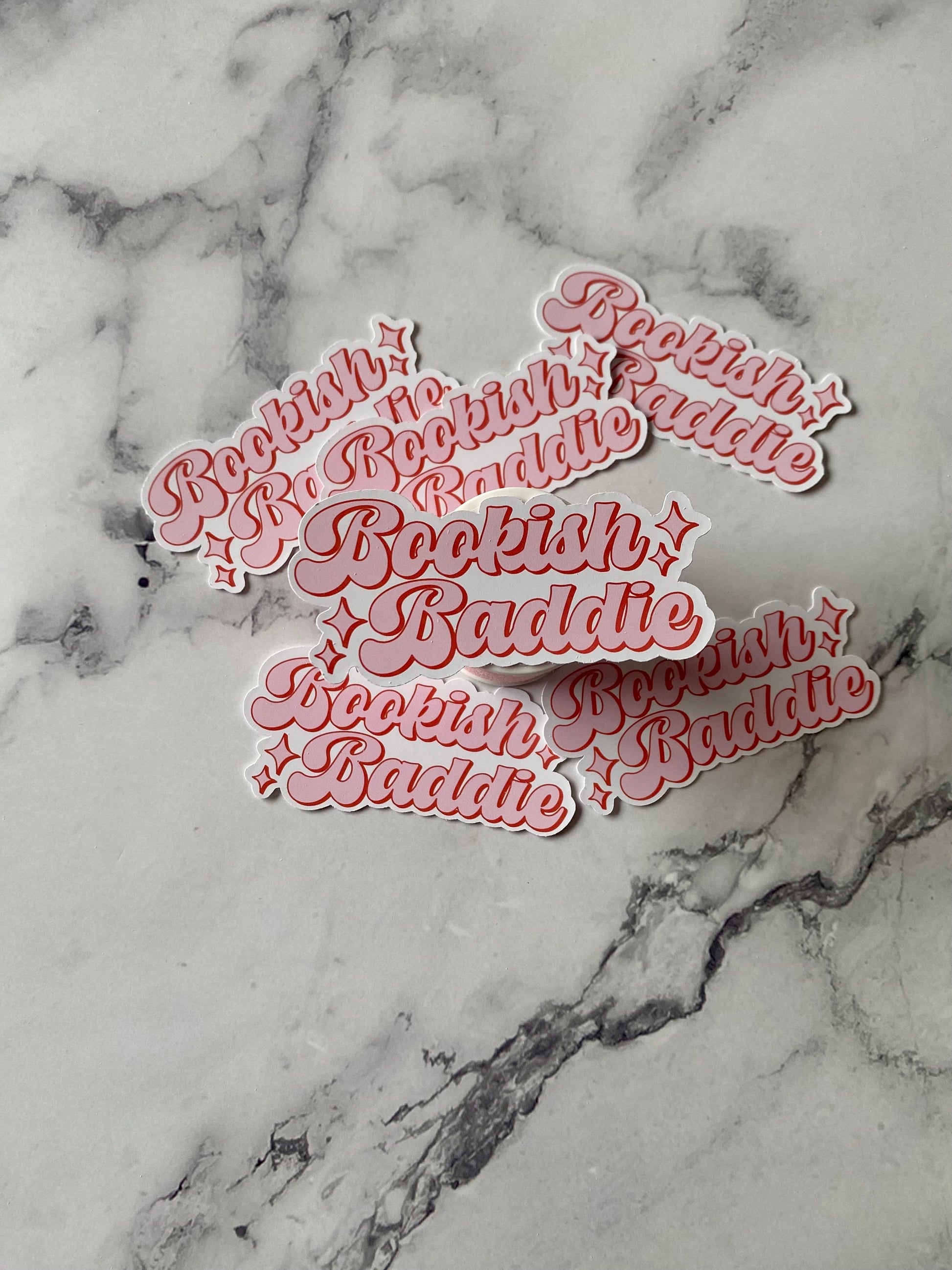 Bookish Baddie Vinyl Sticker