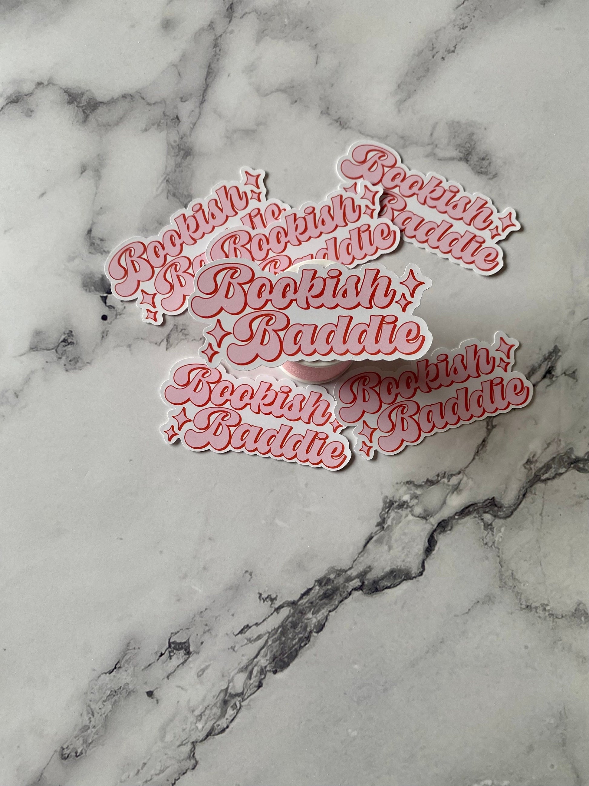 Bookish Baddie Vinyl Sticker