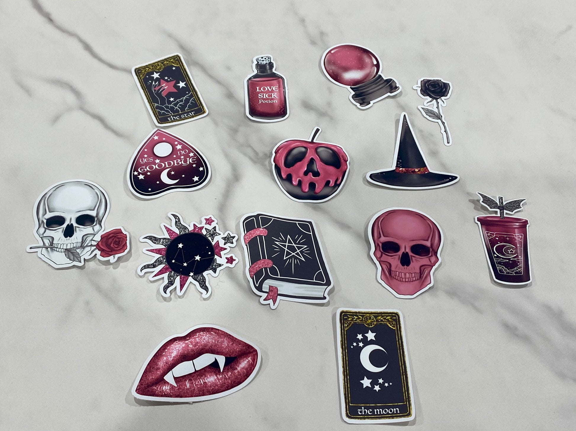 Chic Goth Vinyl Sticker Pack